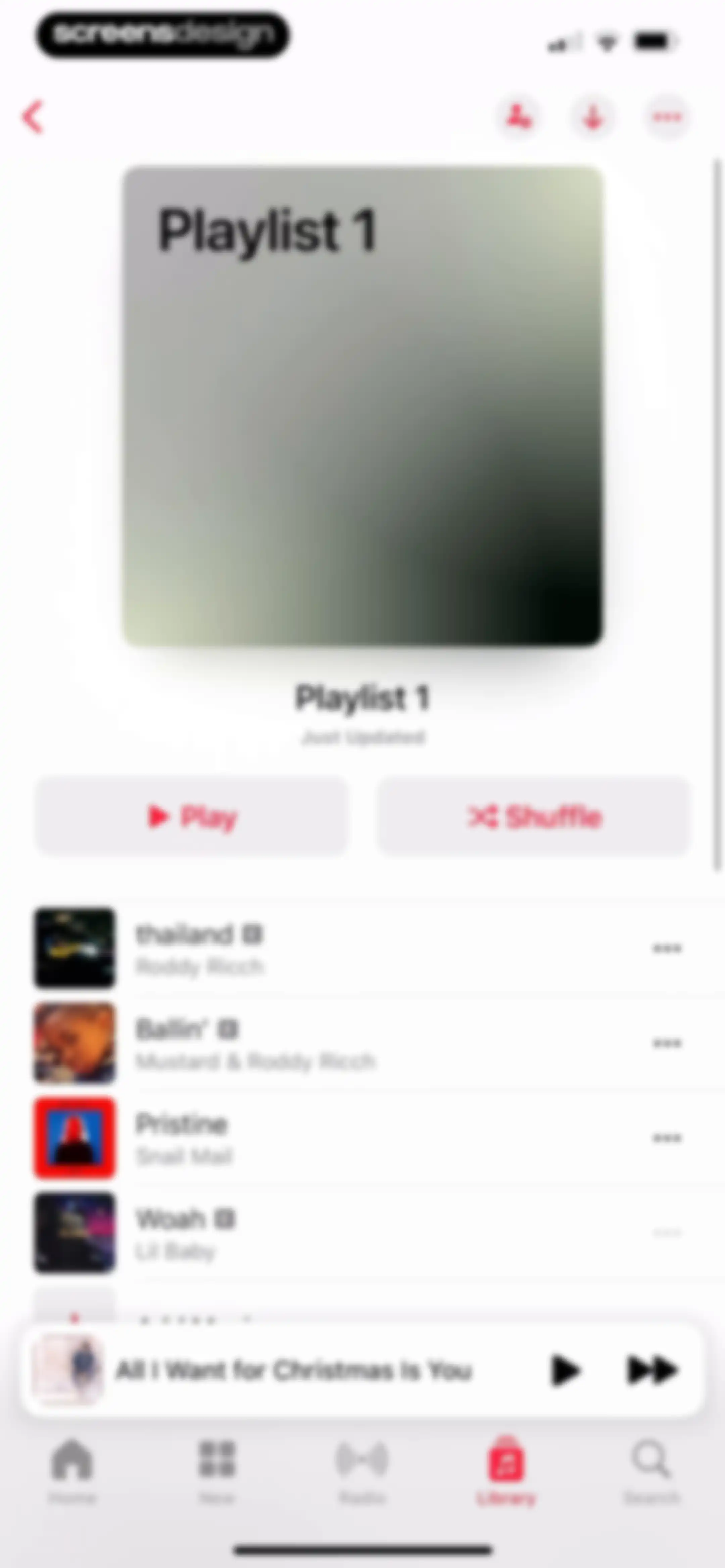 Apple Music screen 95