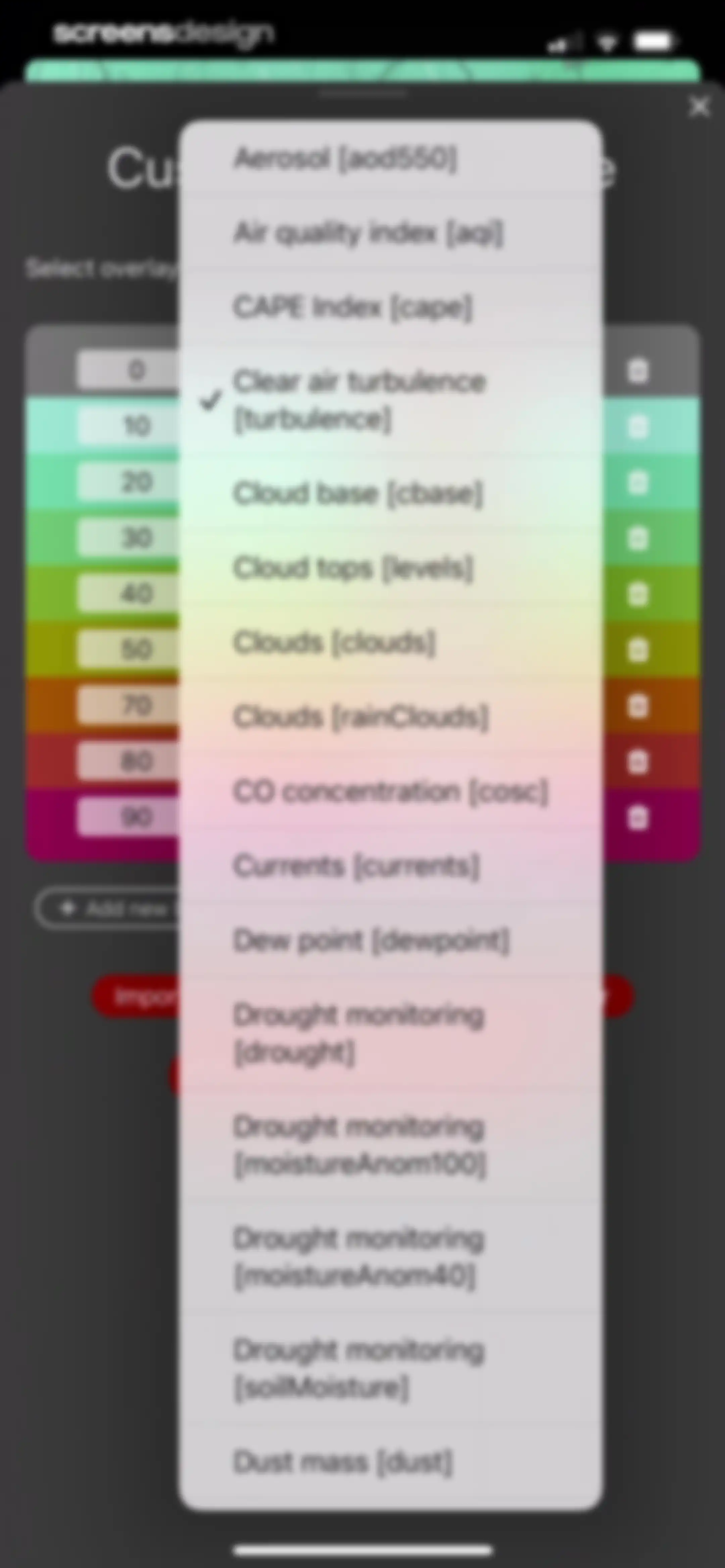 Windy.com screen 78