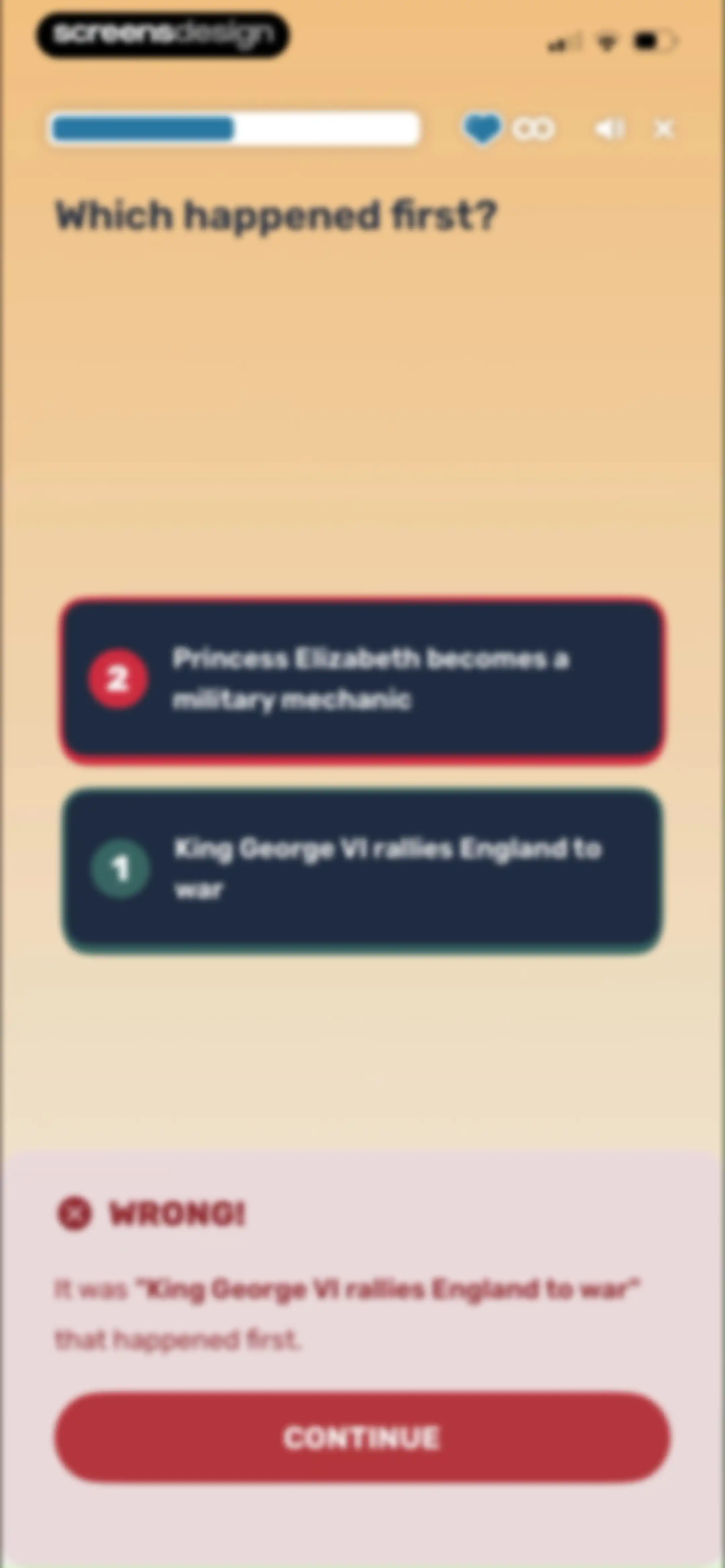Paladin: Learn History screen 67