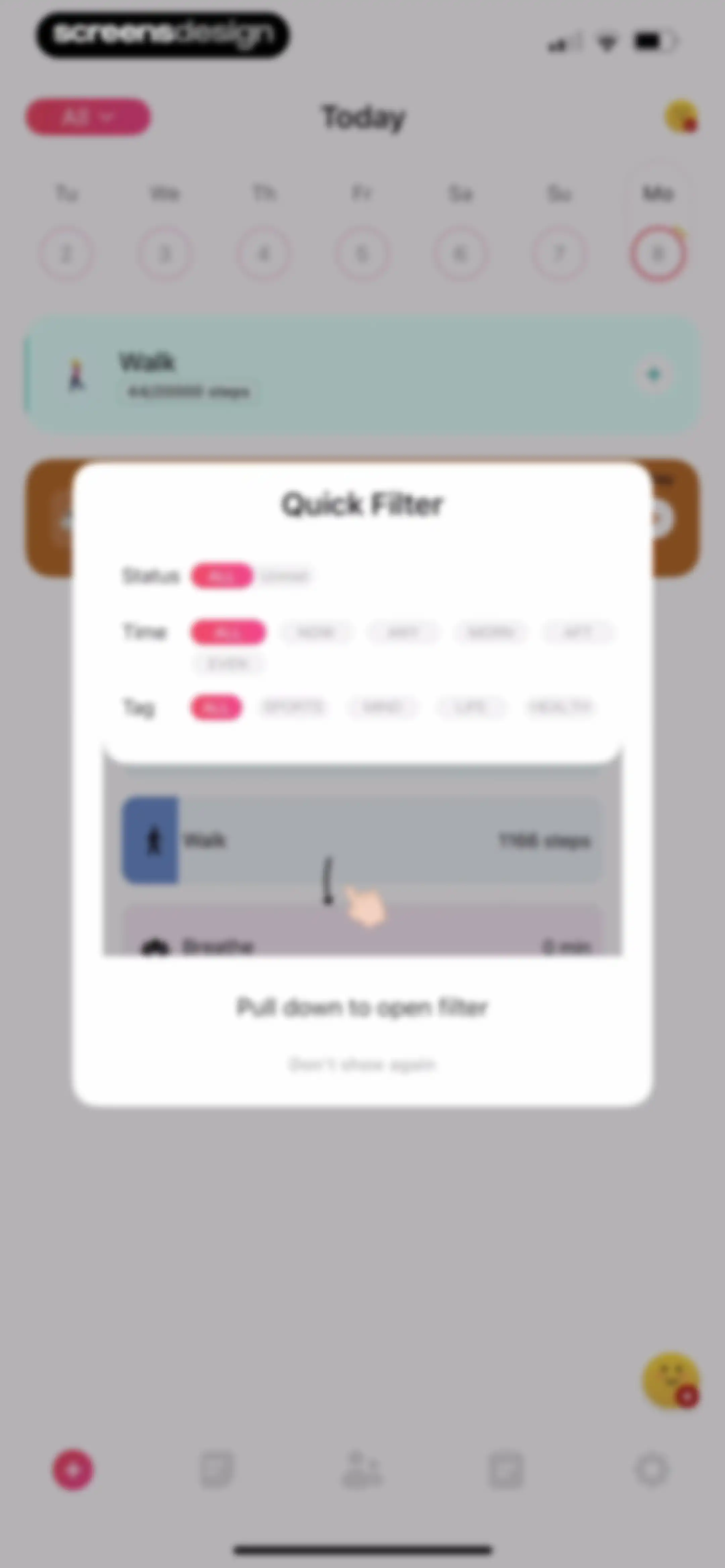 Habit Tracker screen 71