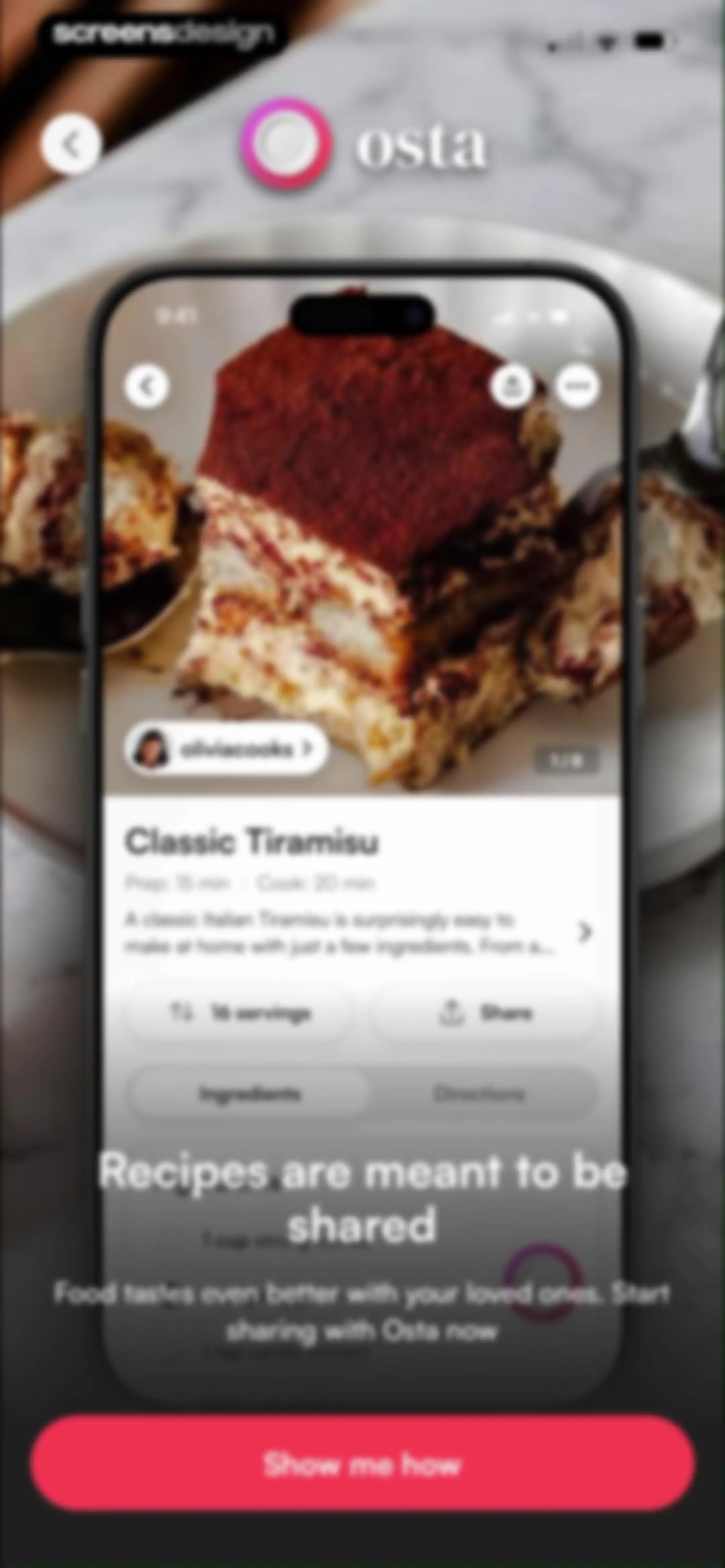 Osta: Save & Share Recipes screen 13