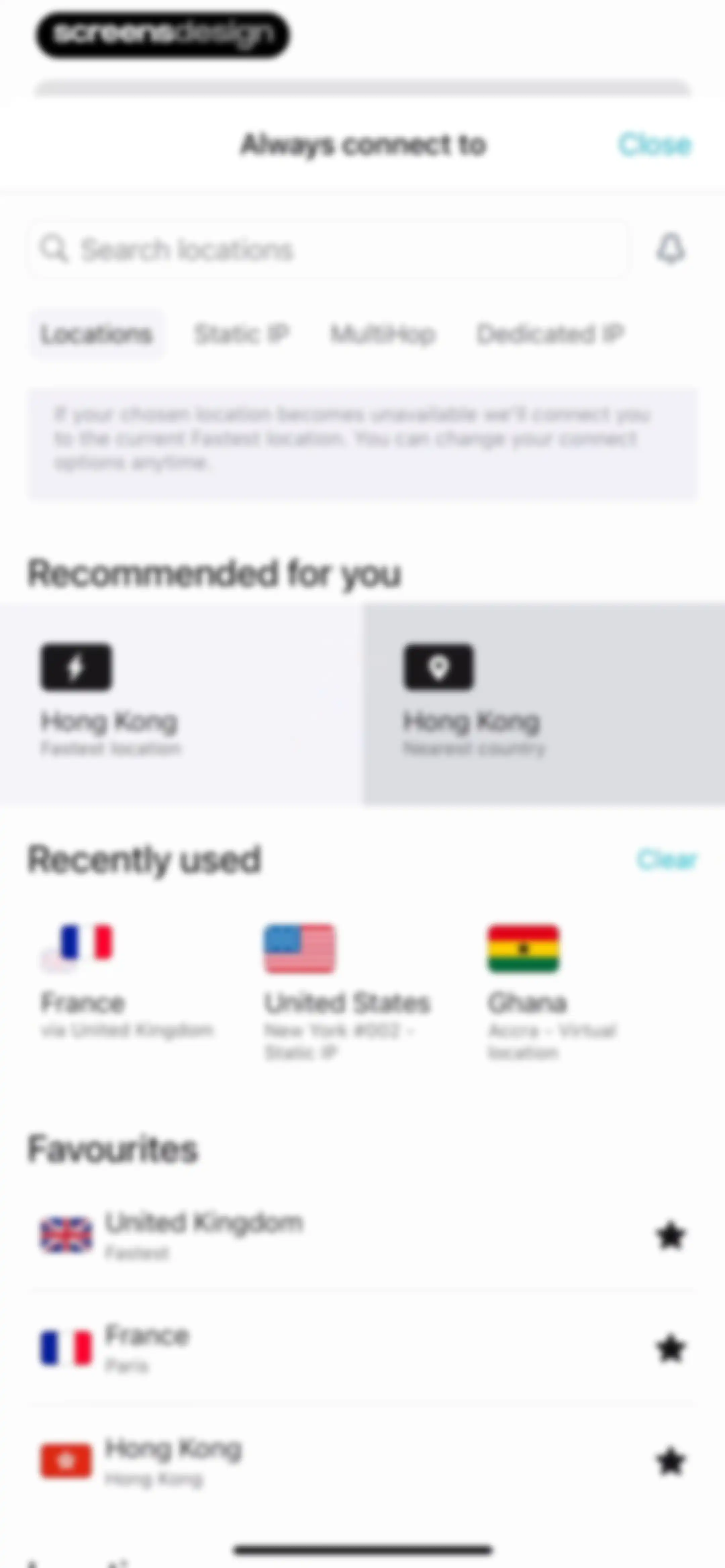 Surfshark VPN: Fast VPN App screen 89