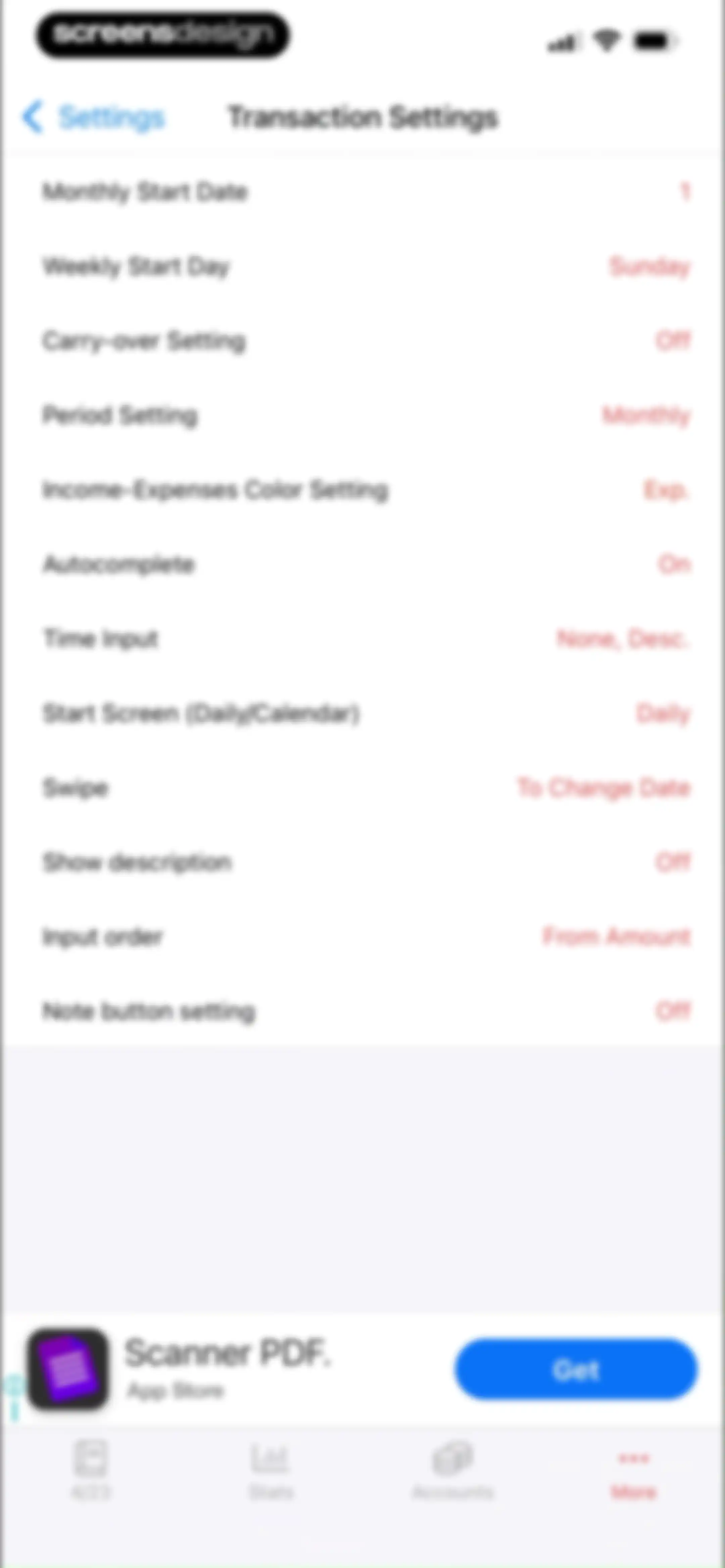 Money Manager Expense & Budget screen 79