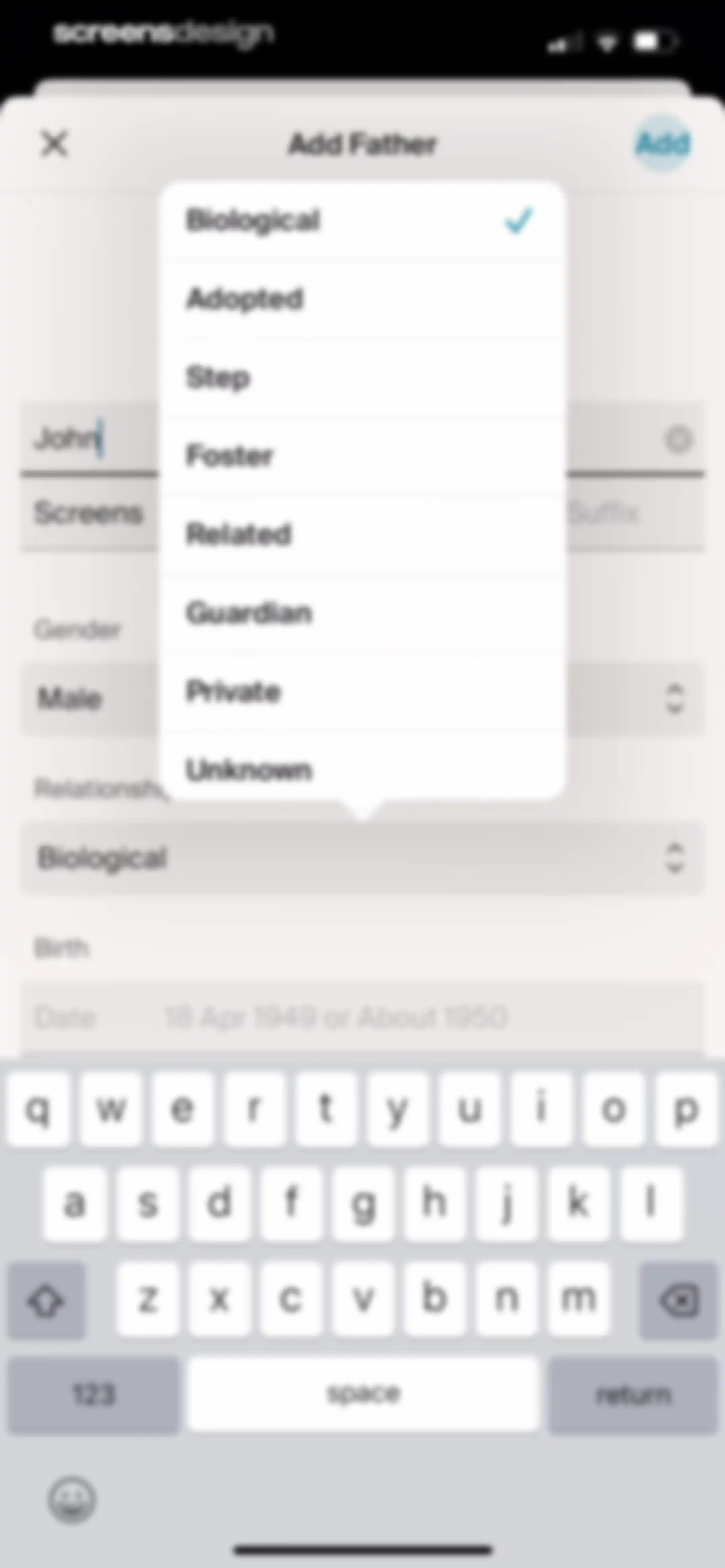 Ancestry: Family History & DNA screen 31