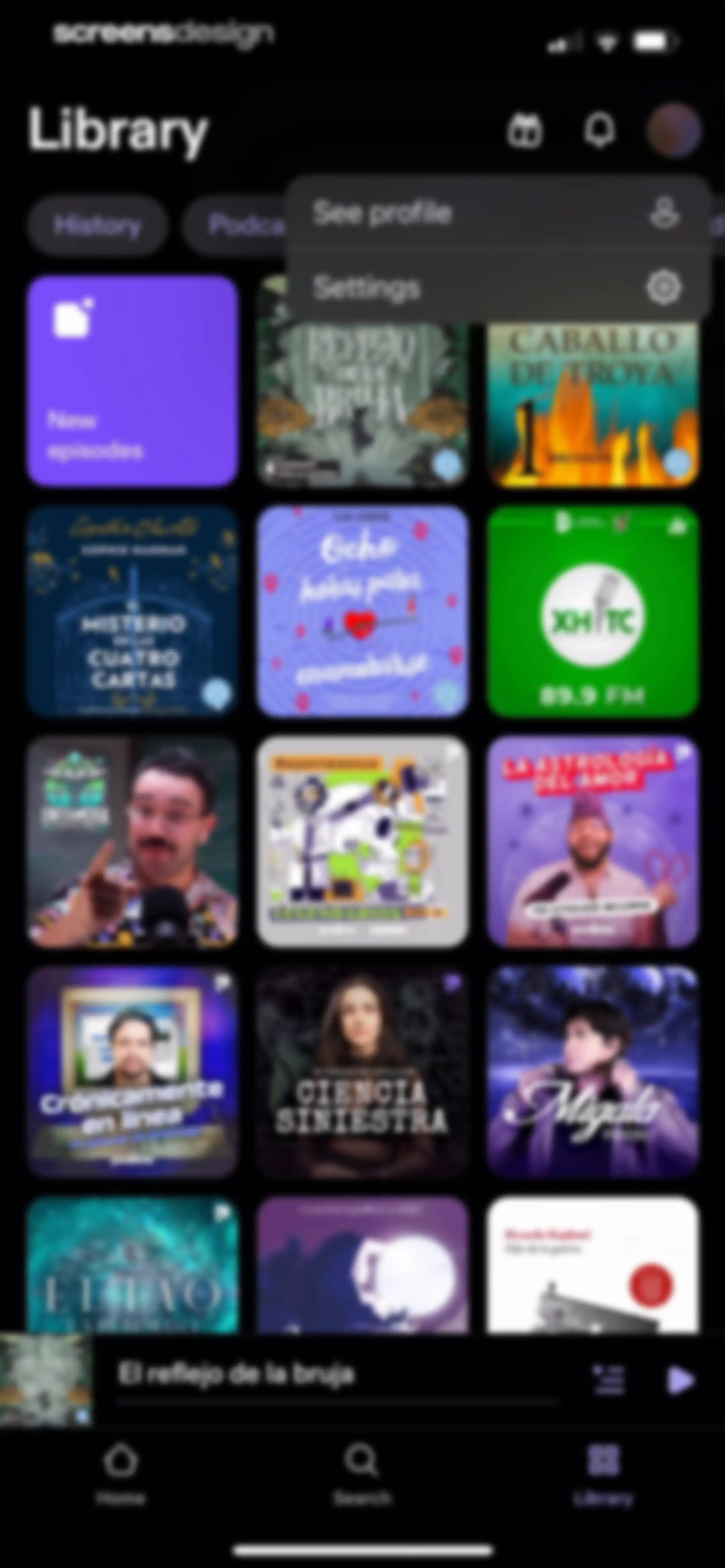 Podimo: Podcasts & audiobooks screen 106