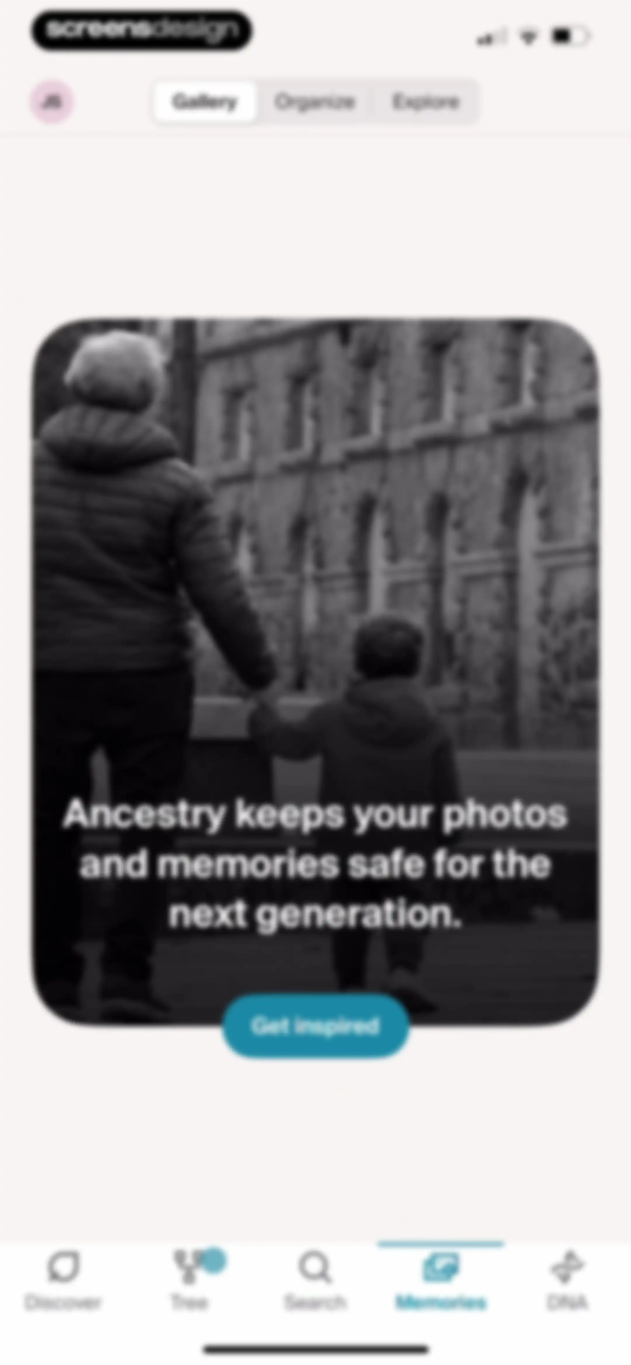 Ancestry: Family History & DNA screen 203