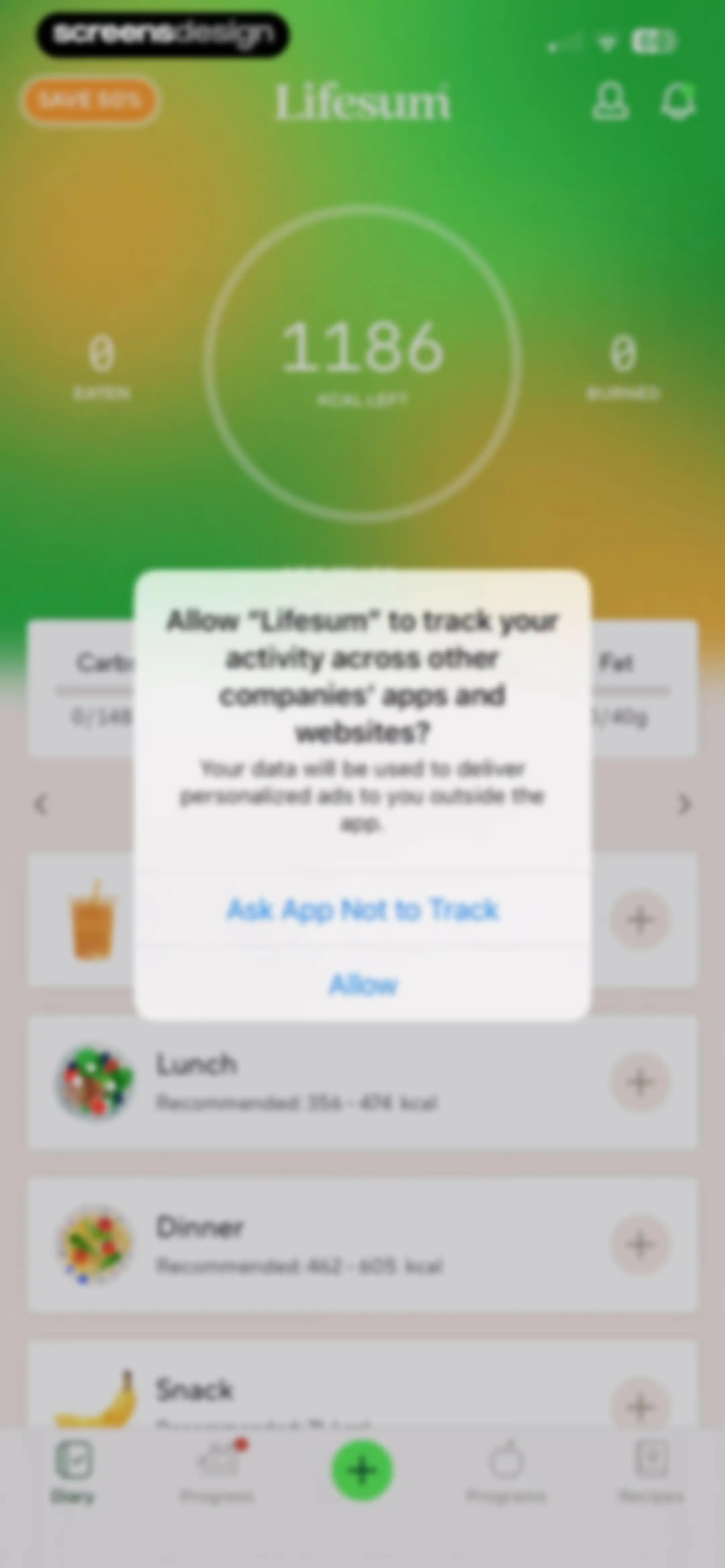 Lifesum: AI Calorie Counter screen 24