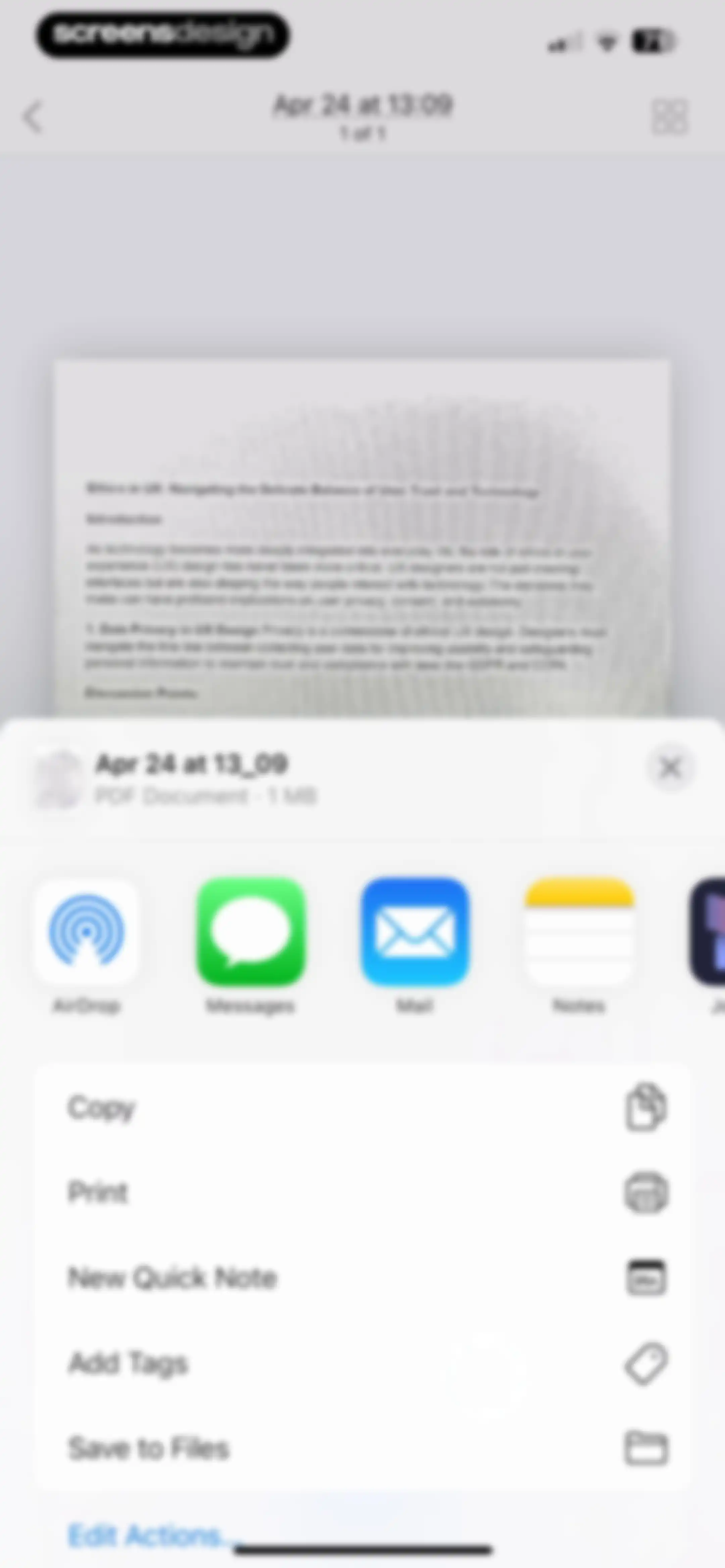 Scanner App. JPG, Photo to PDF screen 41