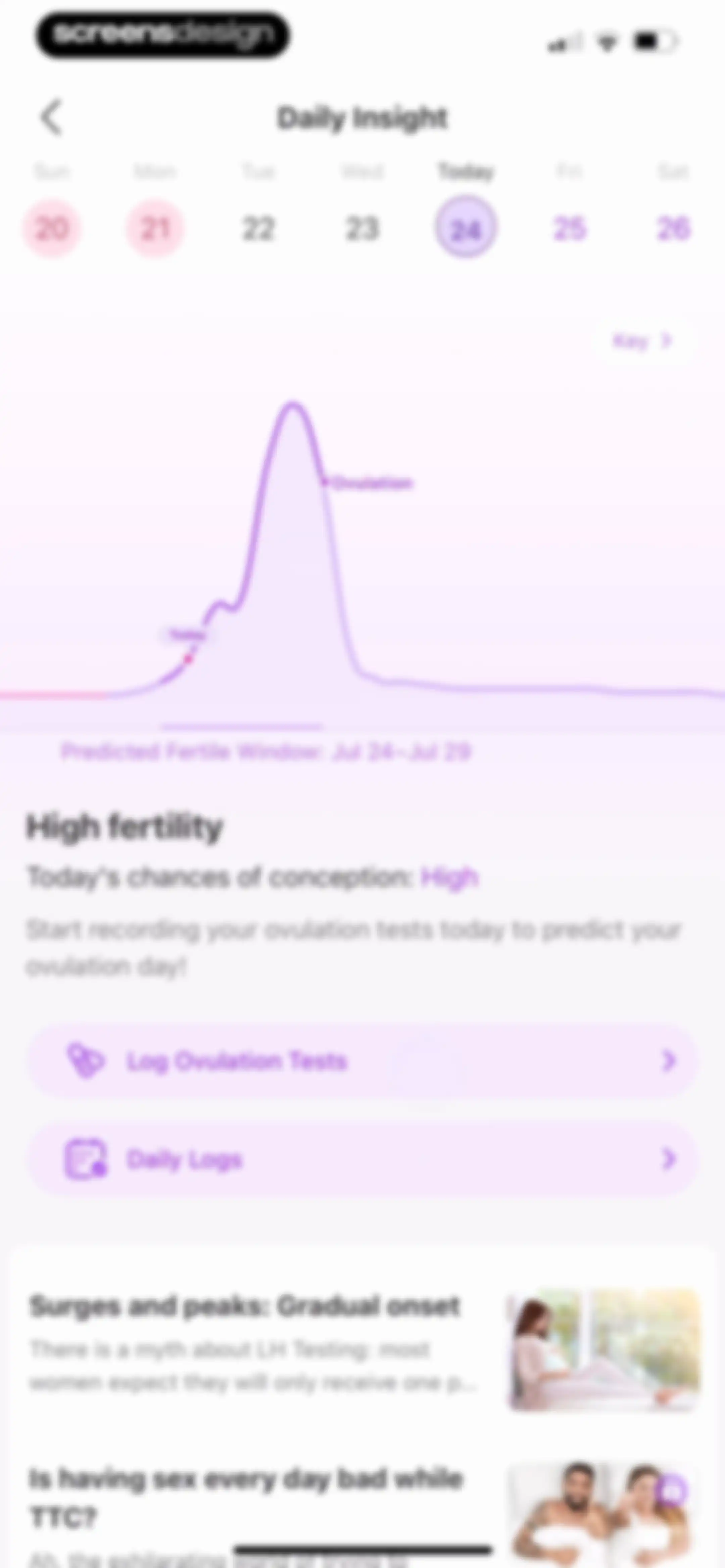 Premom-Ovulation Tracker, PCOS screen 107