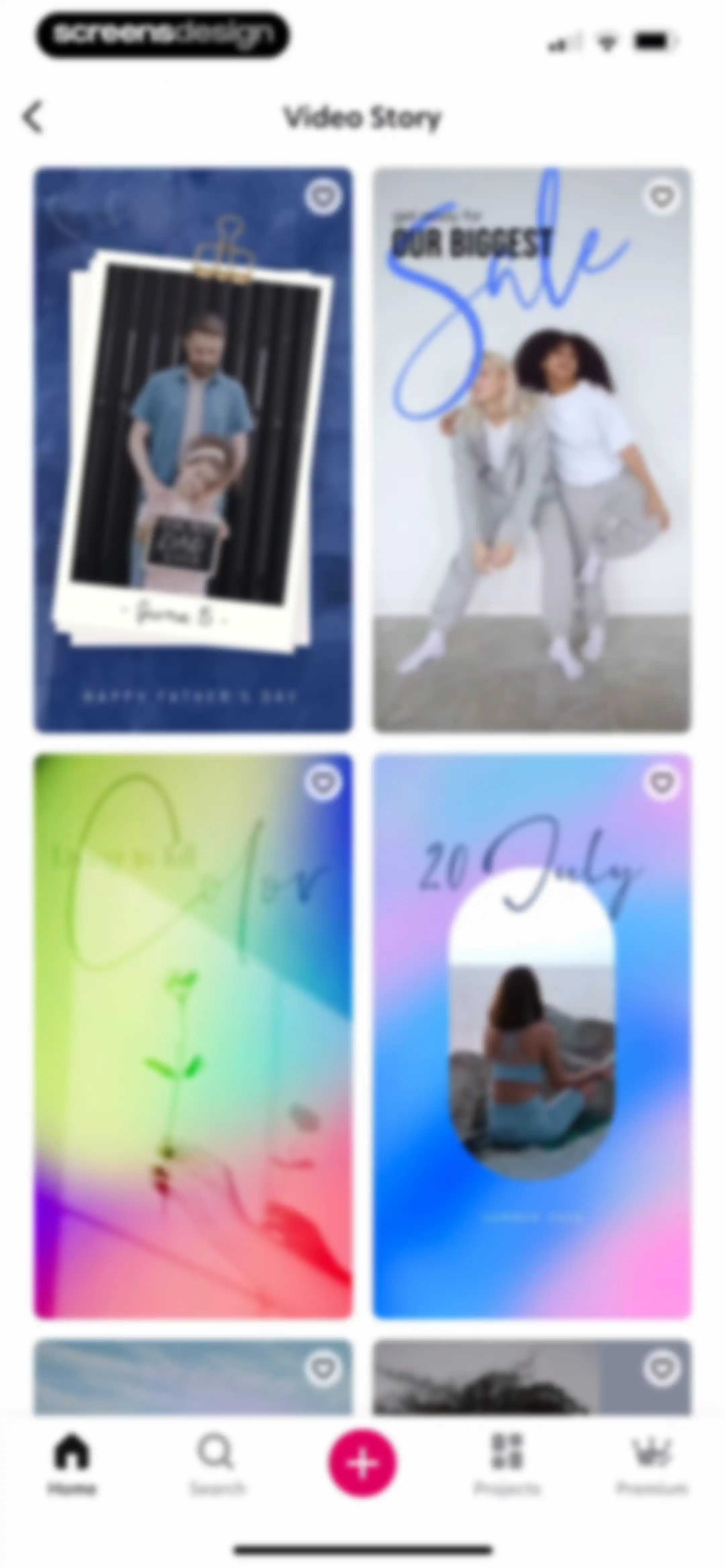 Bazaart AI Photo Editor Design screen 142