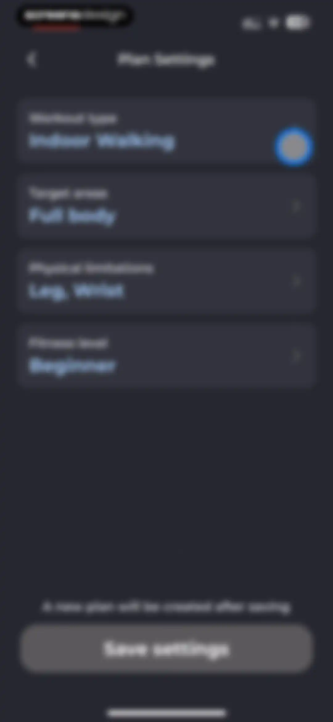 Workout Planner MuscleFit screen 57