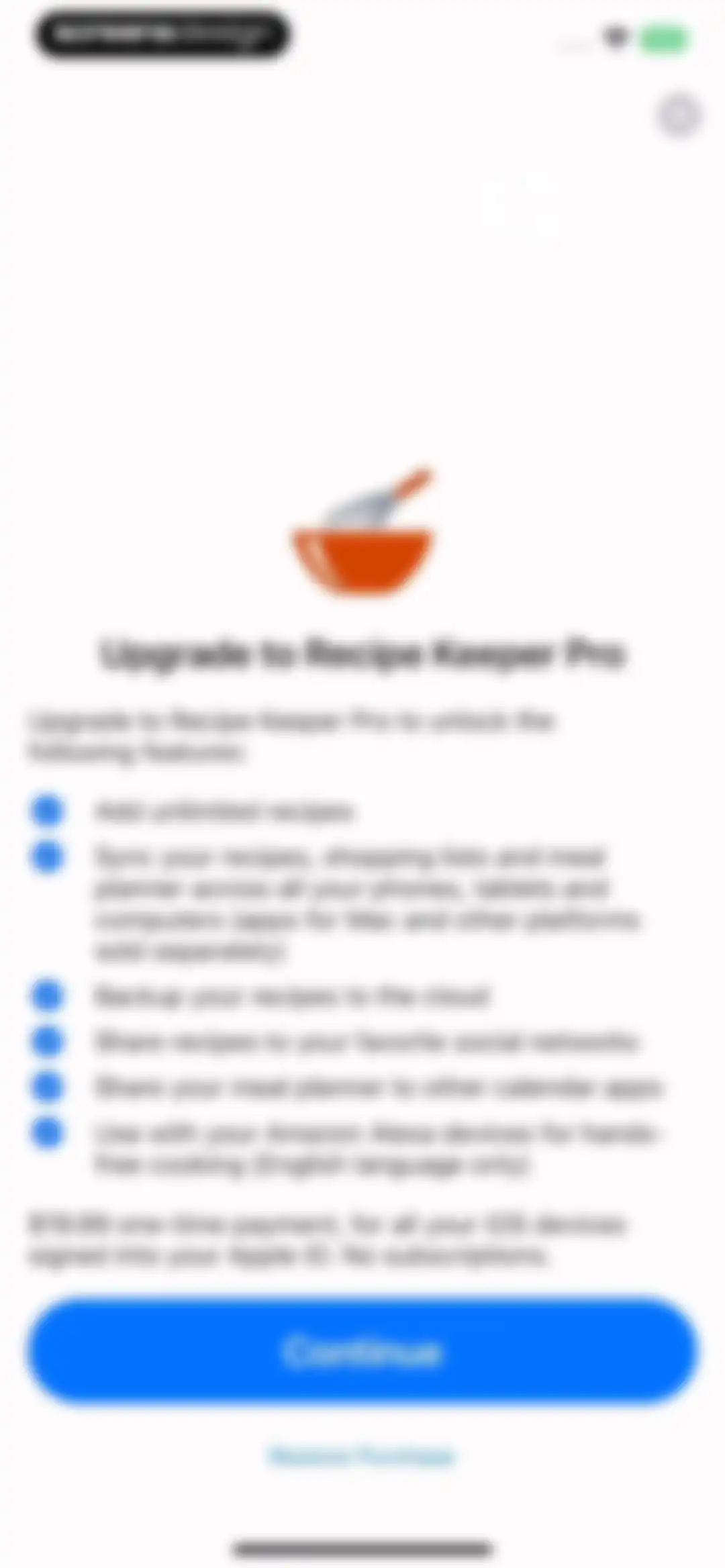 Recipe Keeper screen 74