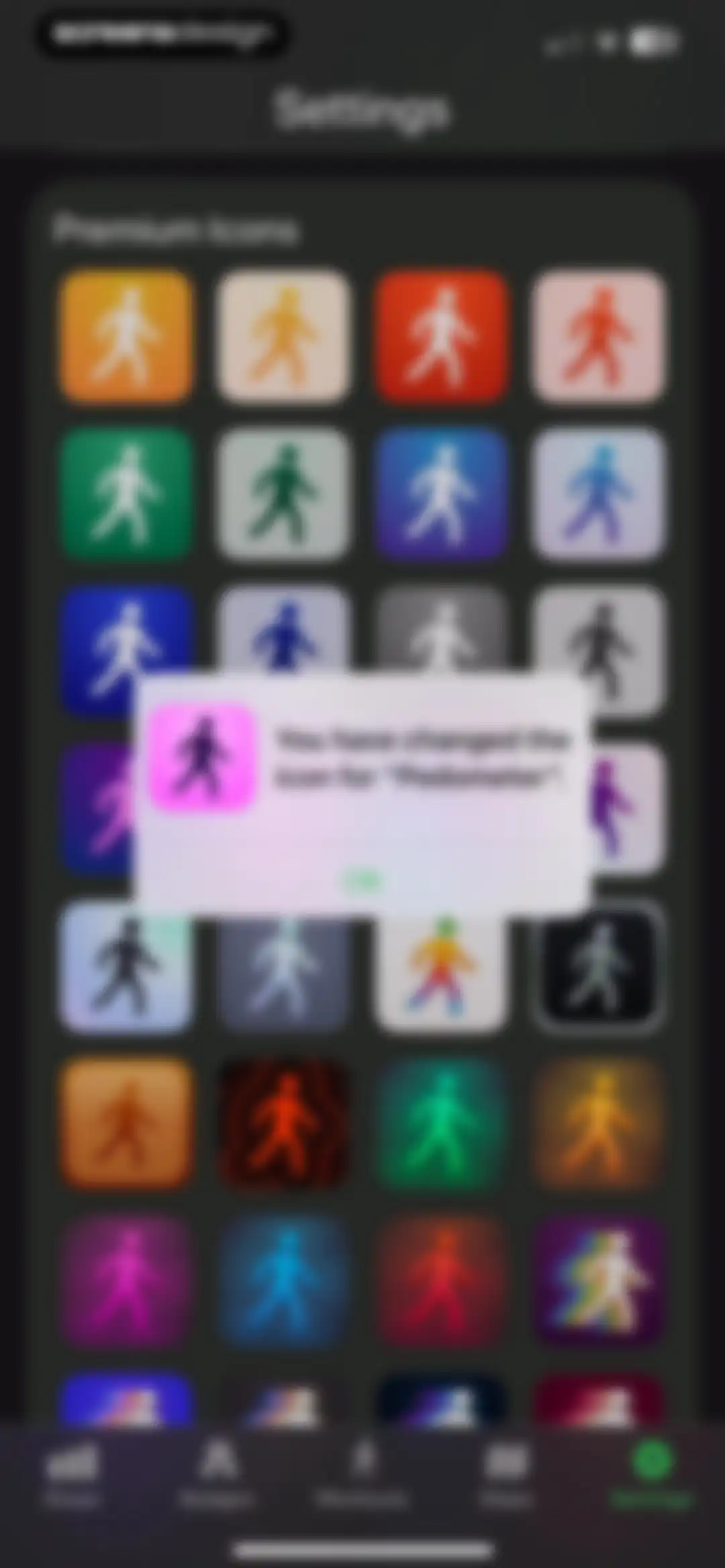 Pedometer++ screen 85