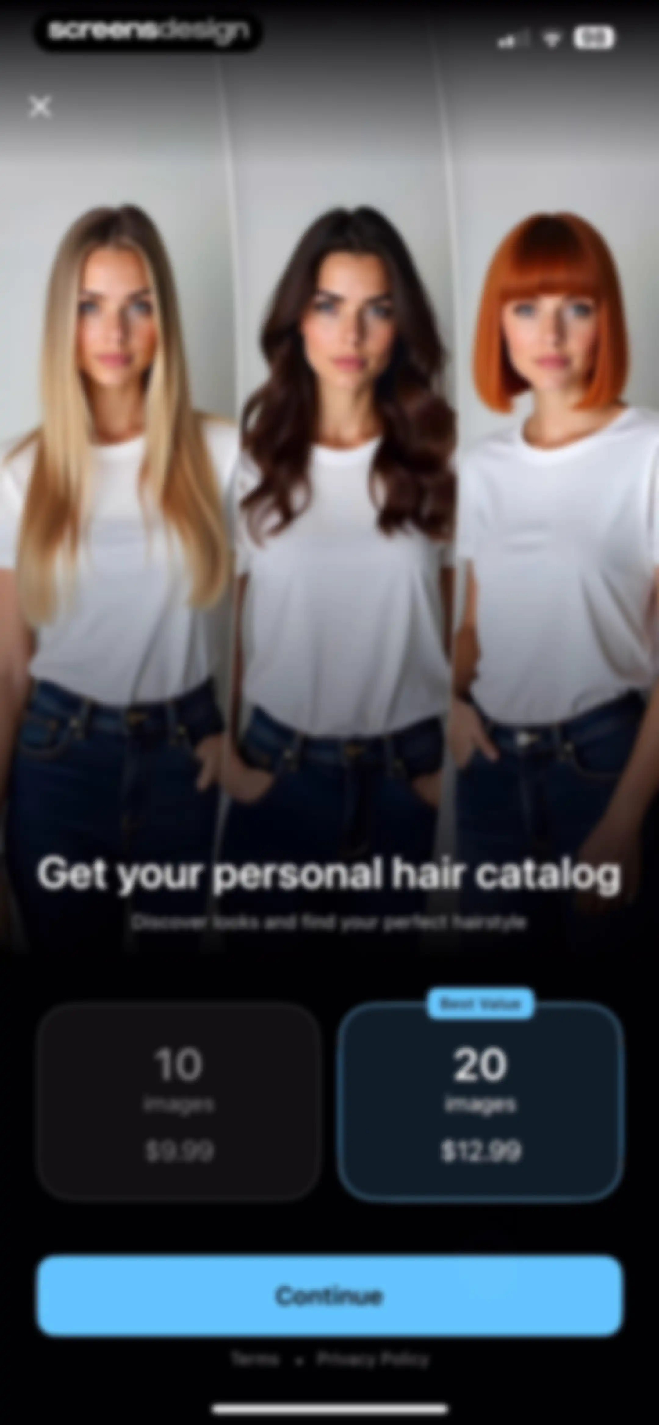 Hair AI: Hairstyle Filter, Cut screen 48