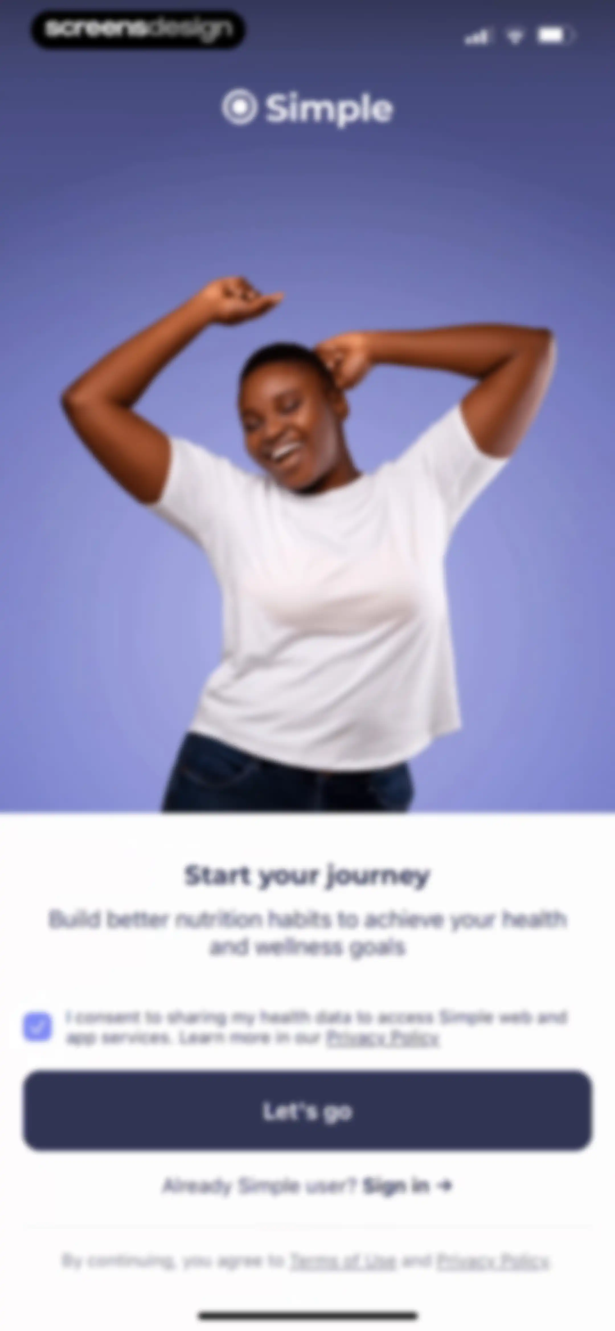 Simple: AI Weight Loss Coach screen 3