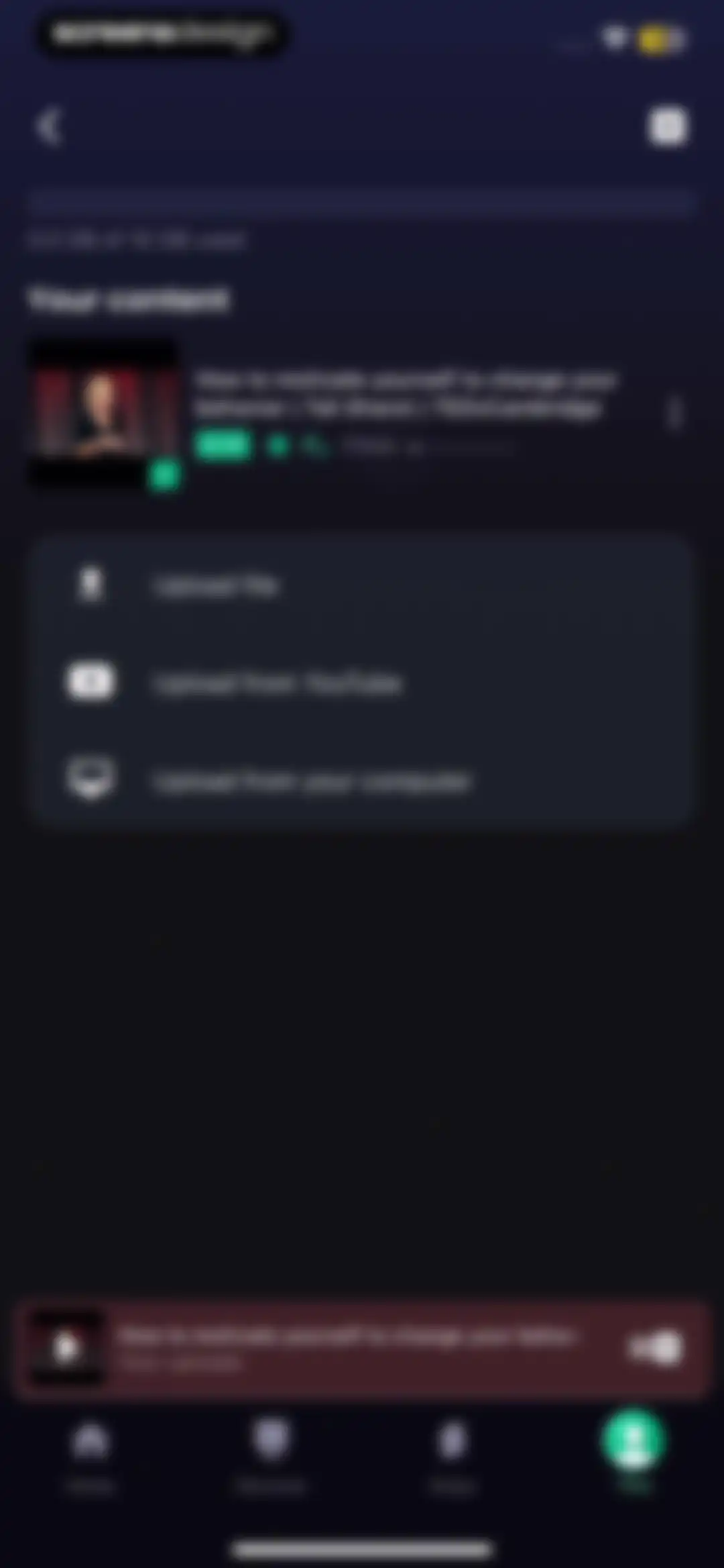 Snipd | AI Podcast Player screen 158