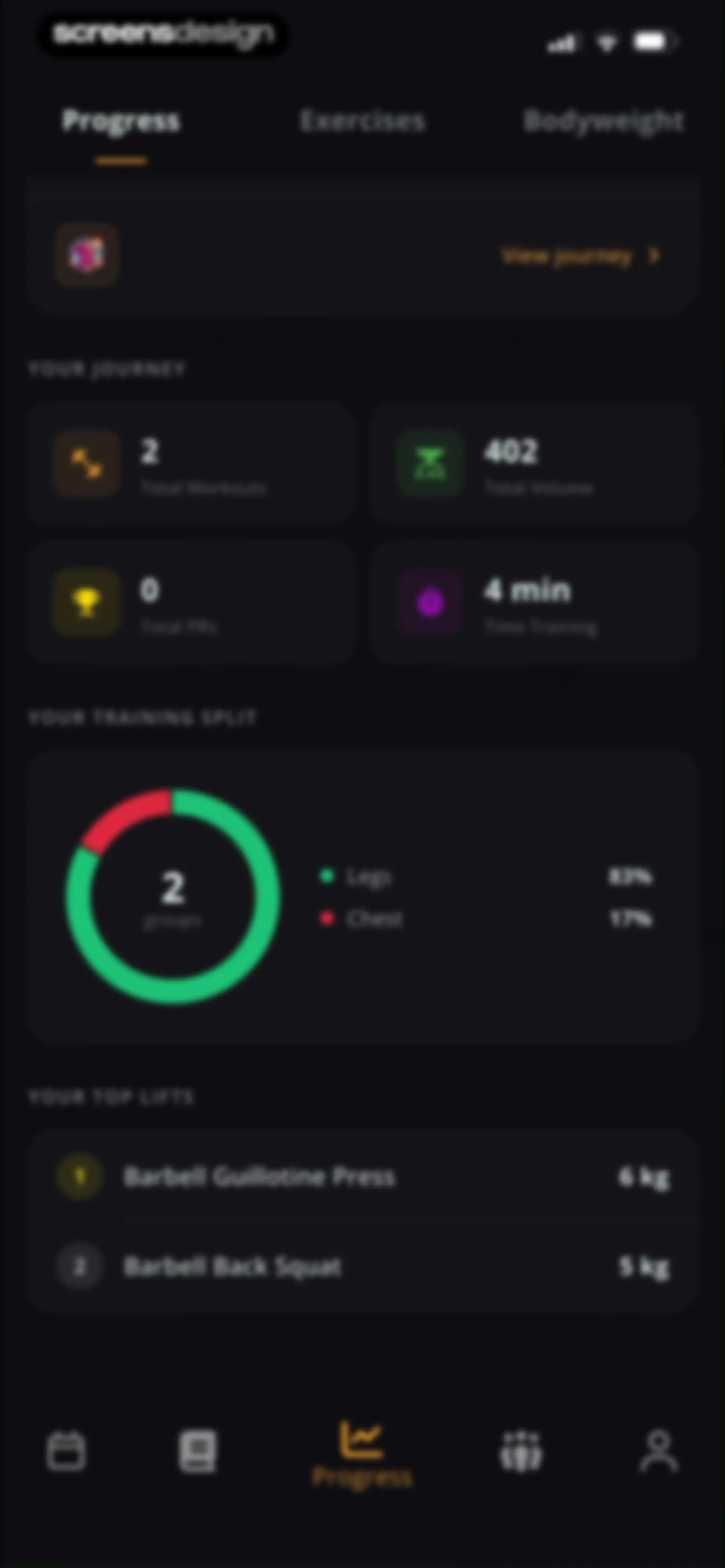 Stronger - Gym Workout Planner screen 139