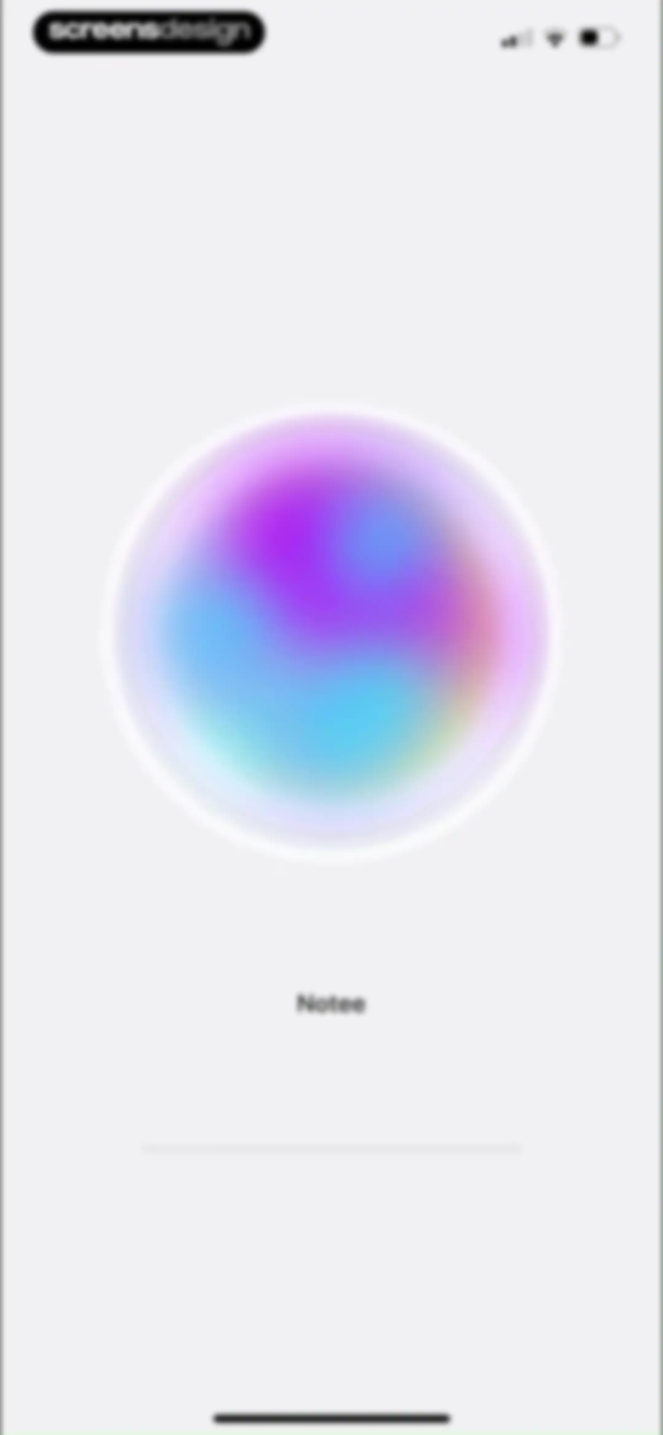 Notee: AI Note Taker screen 1