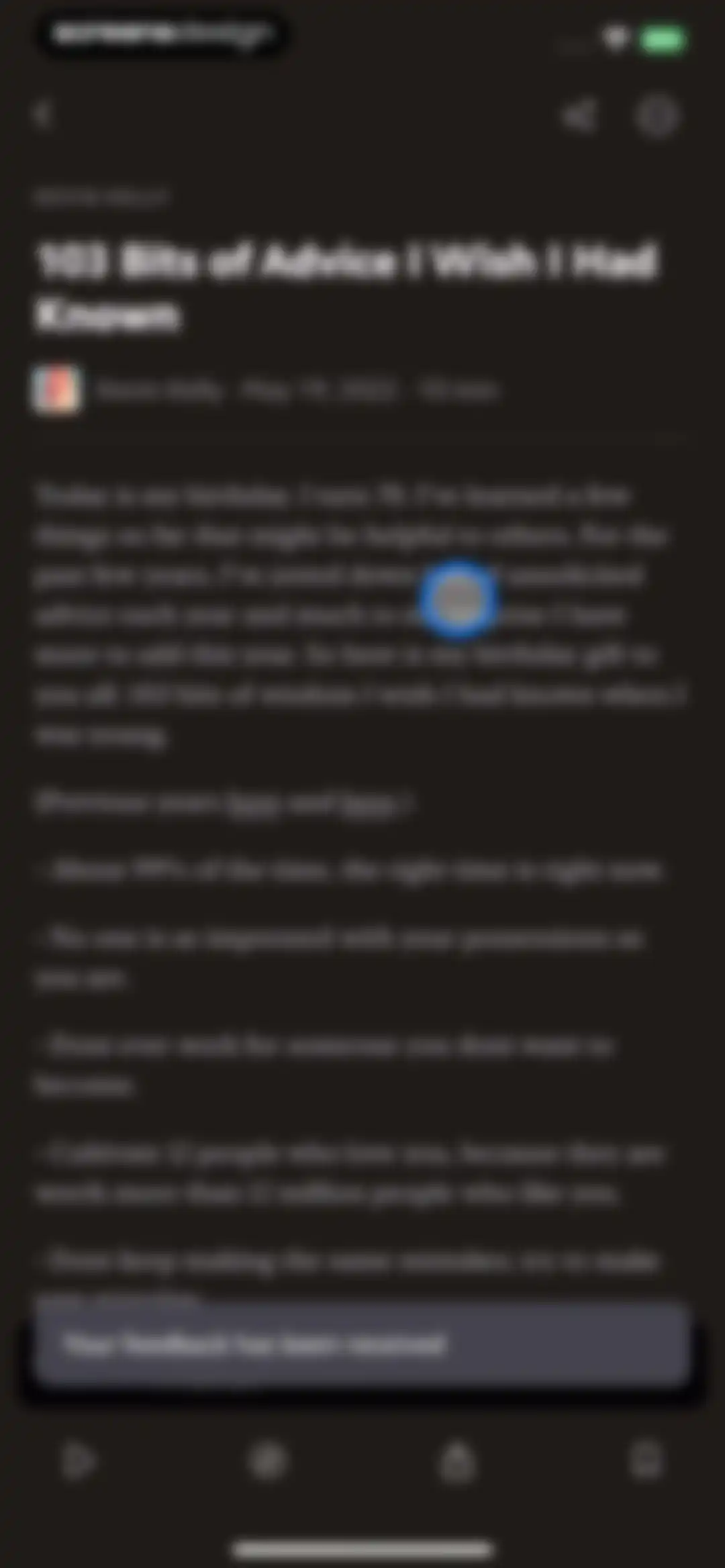 Matter: Reading App screen 50