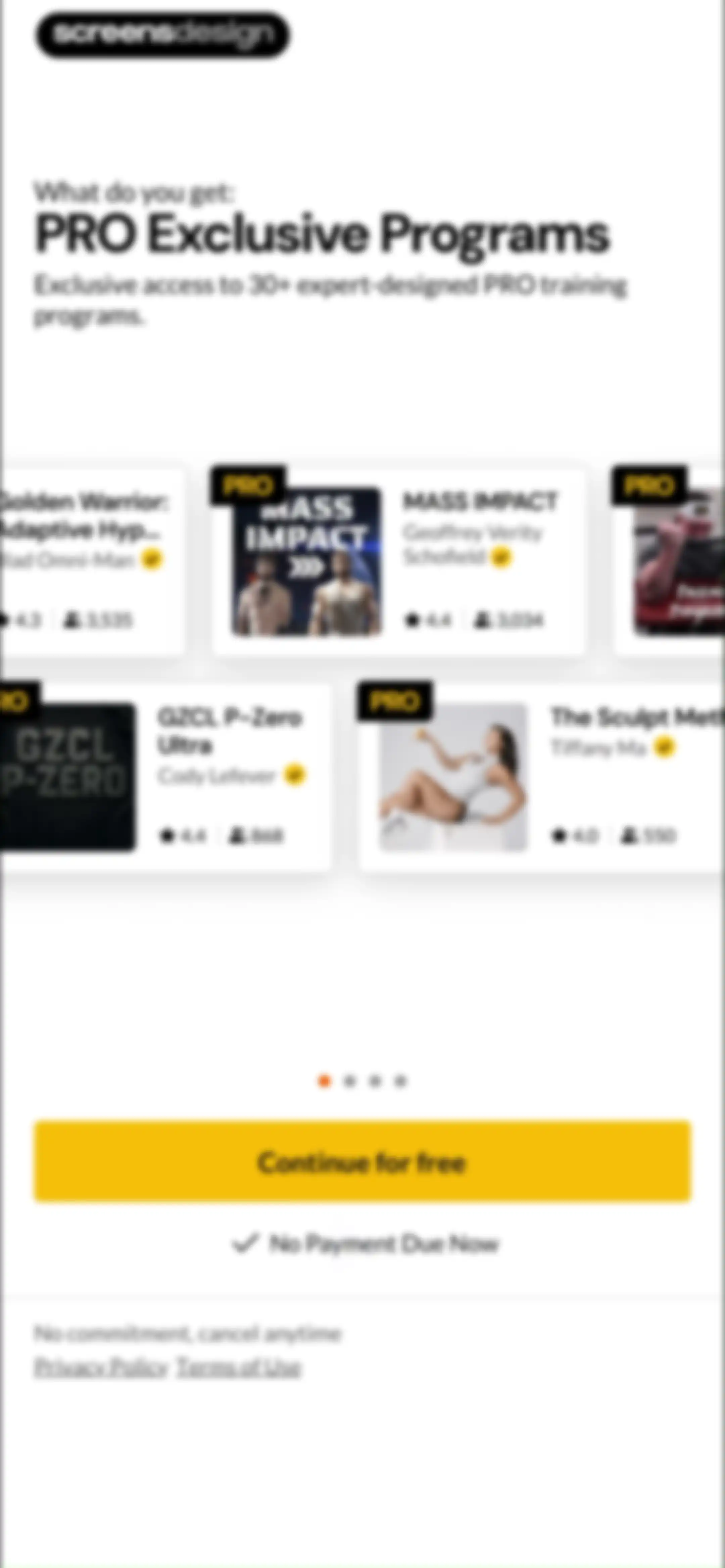 Boostcamp: Workout Programs screen 35