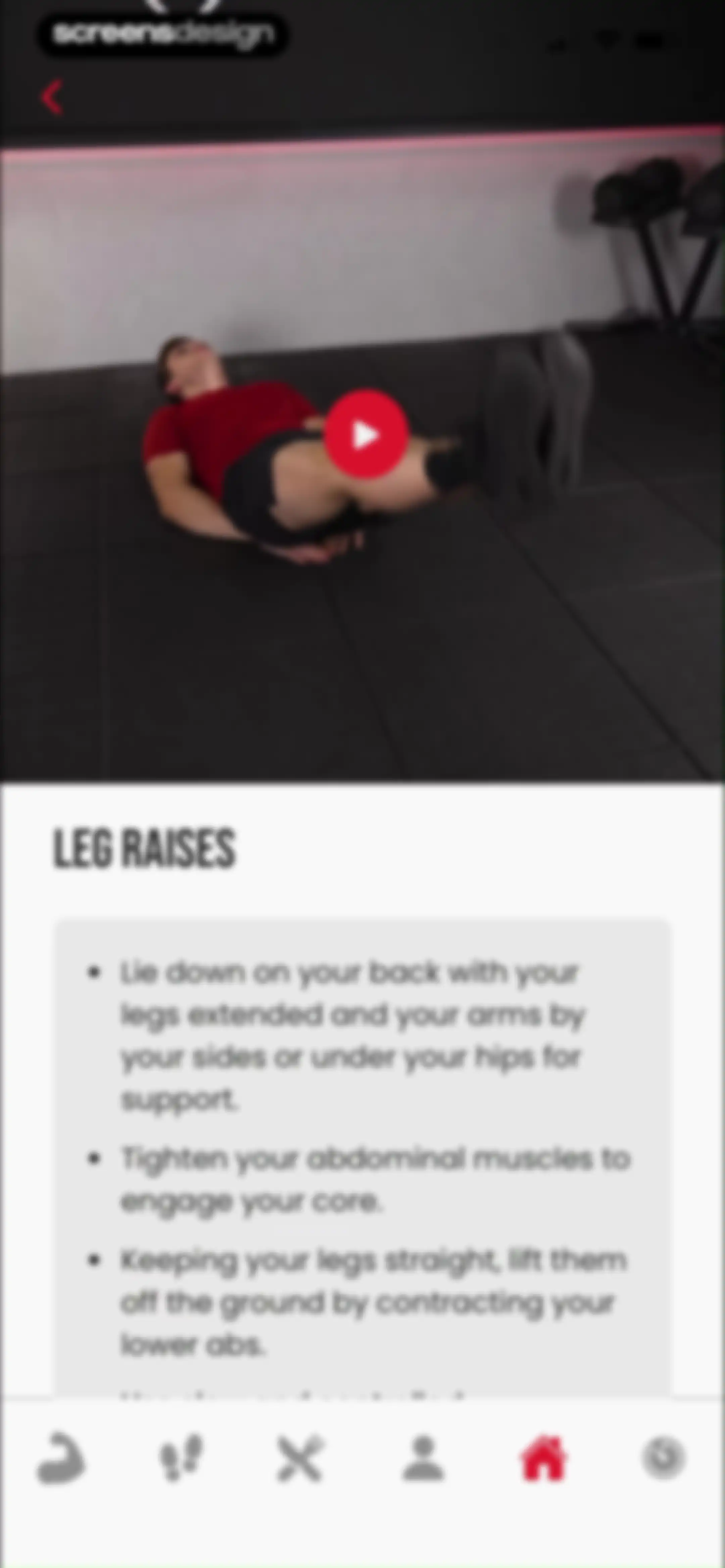 90 Day Challenge screen 110