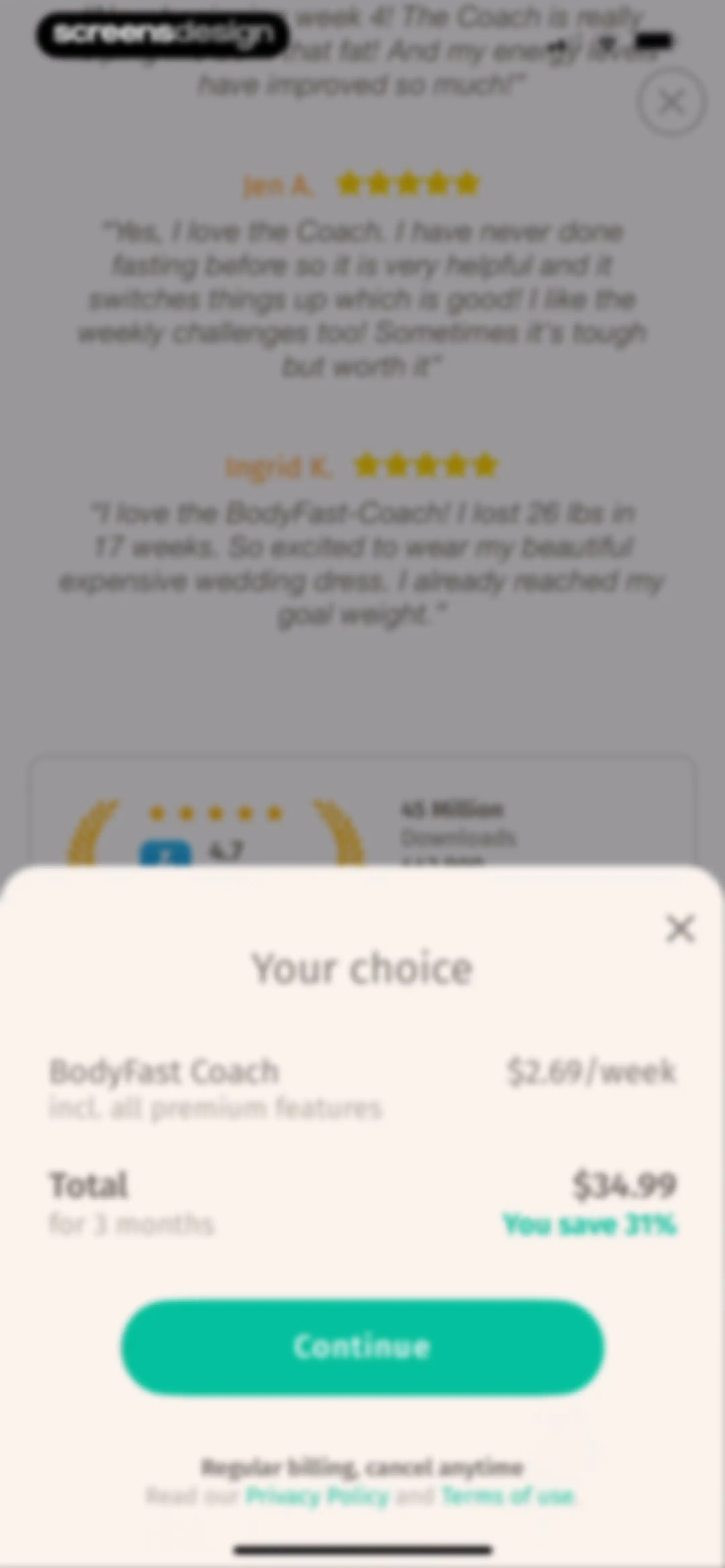 BodyFast: Intermittent Fasting screen 40