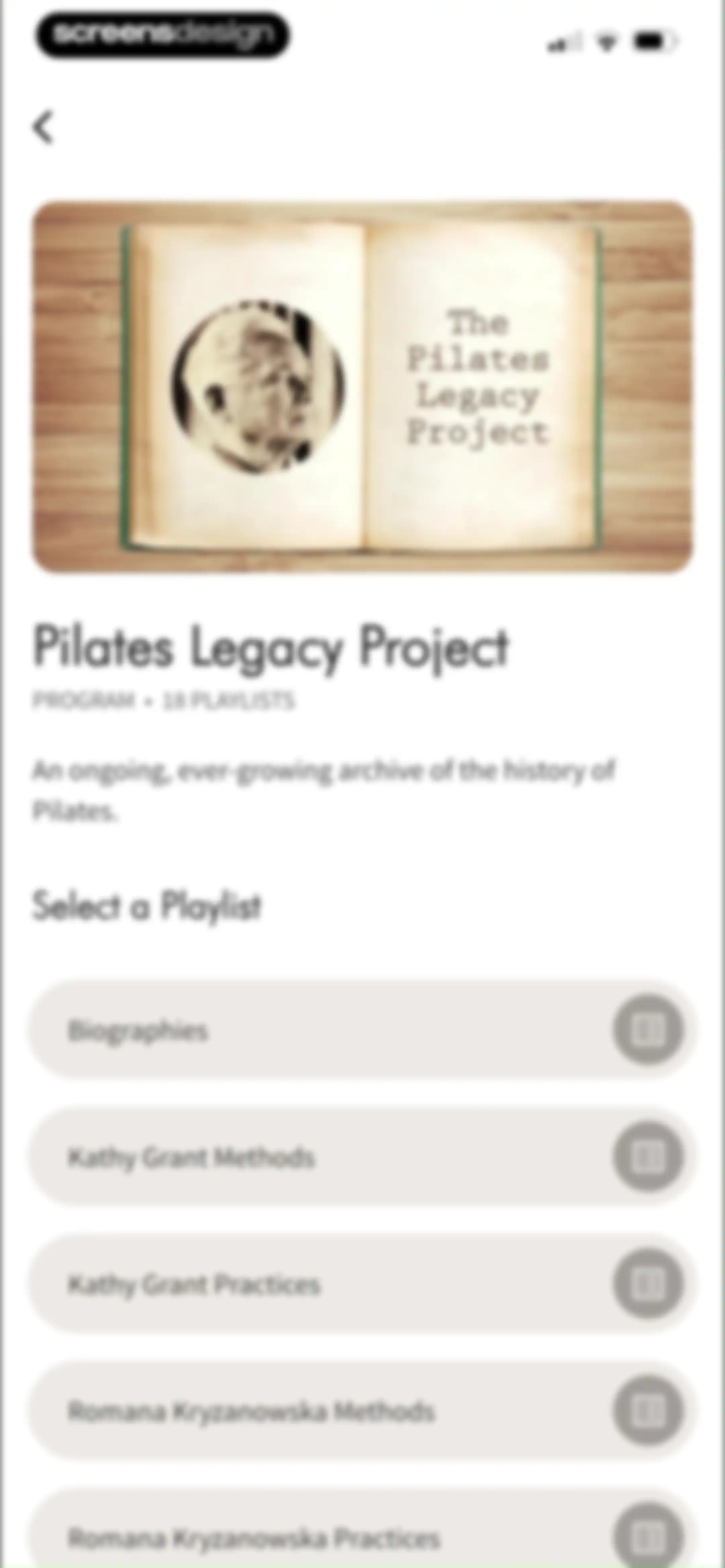 Pilates Anytime | Workouts screen 55
