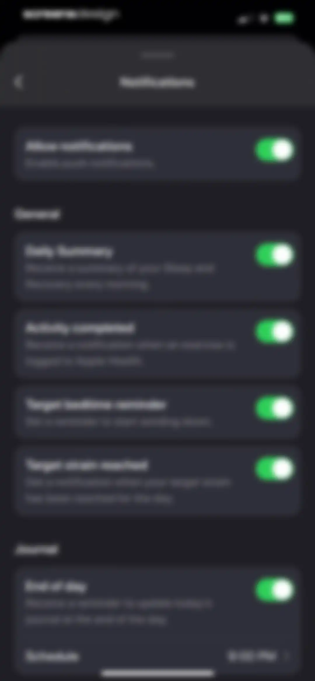 Bevel: AI Health Coach screen 205