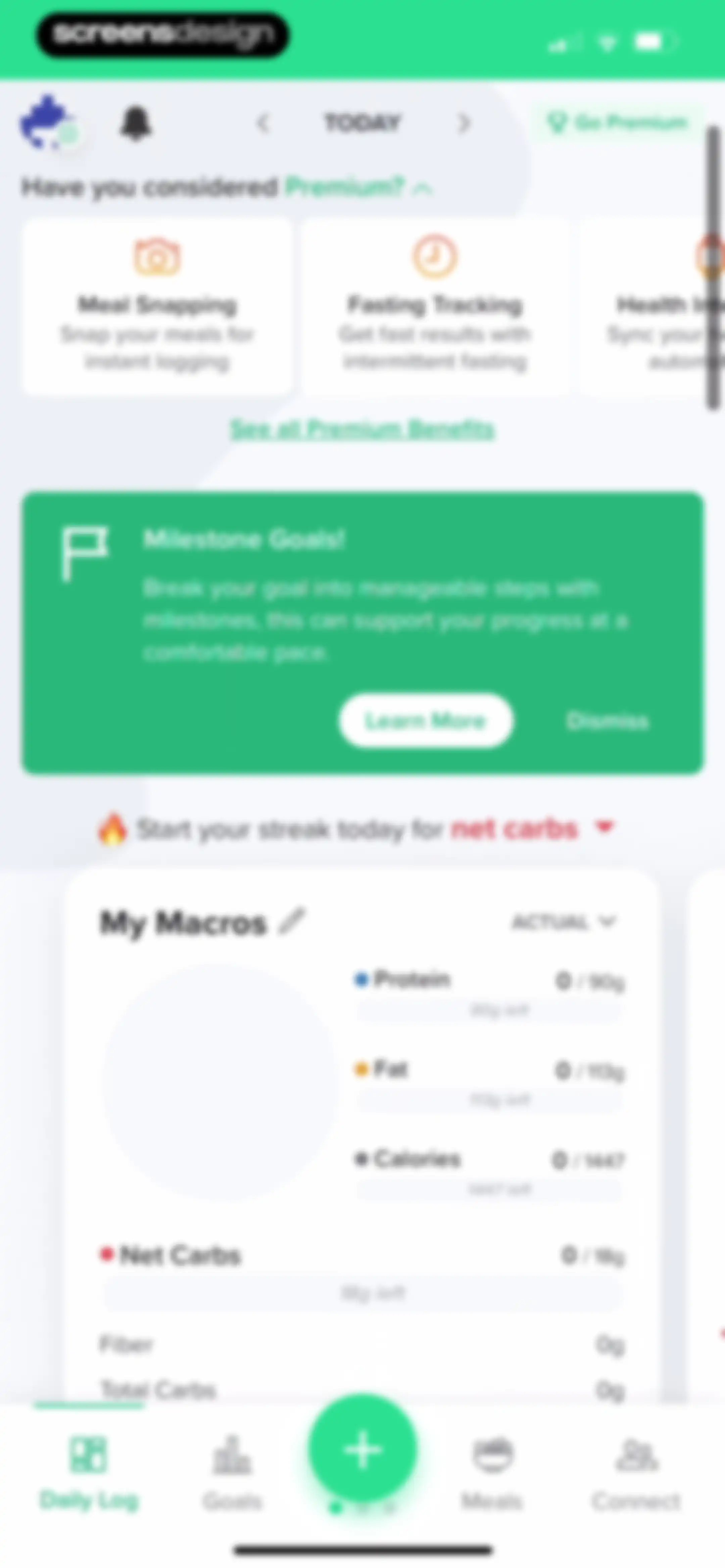 Carb Manager: Keto & Macro Log screen 60