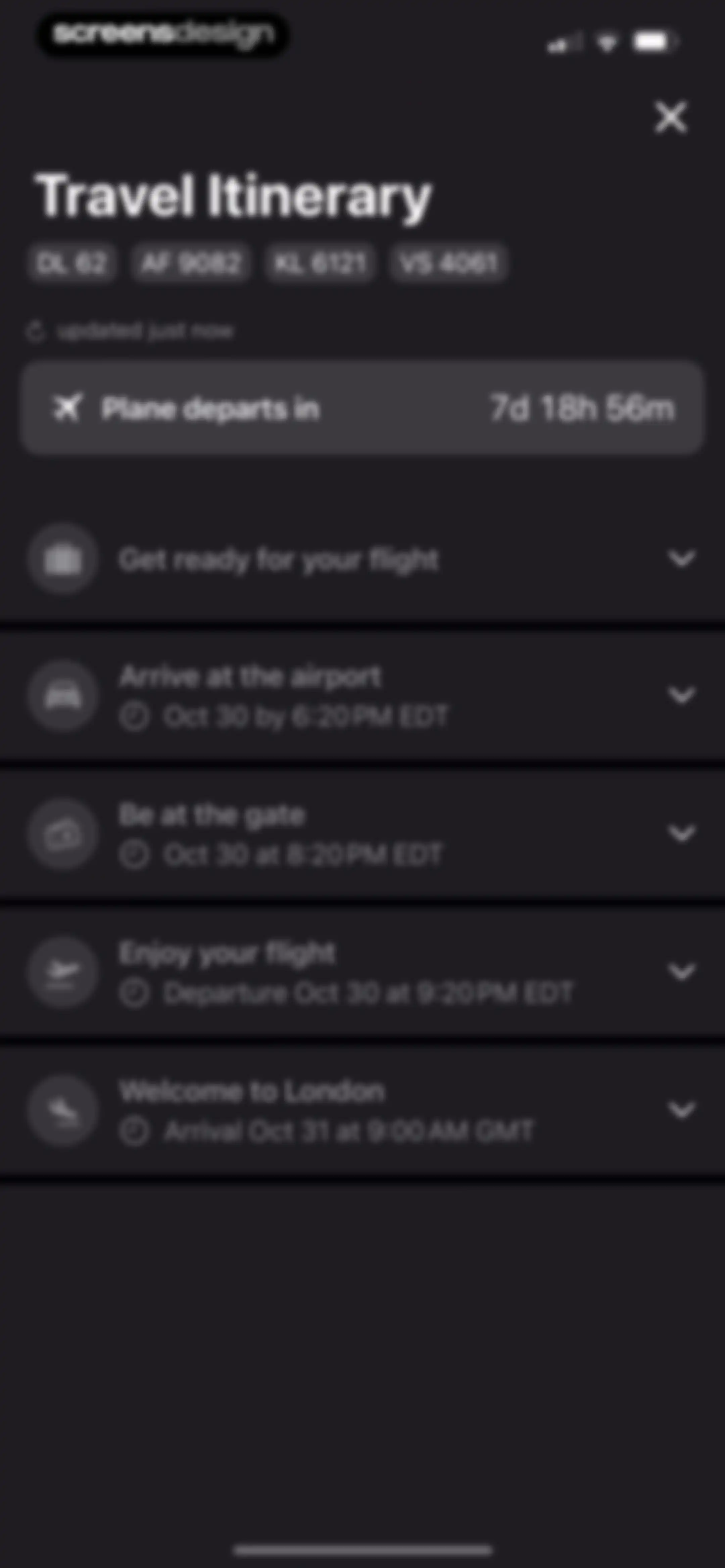 Flight Tracker + screen 37