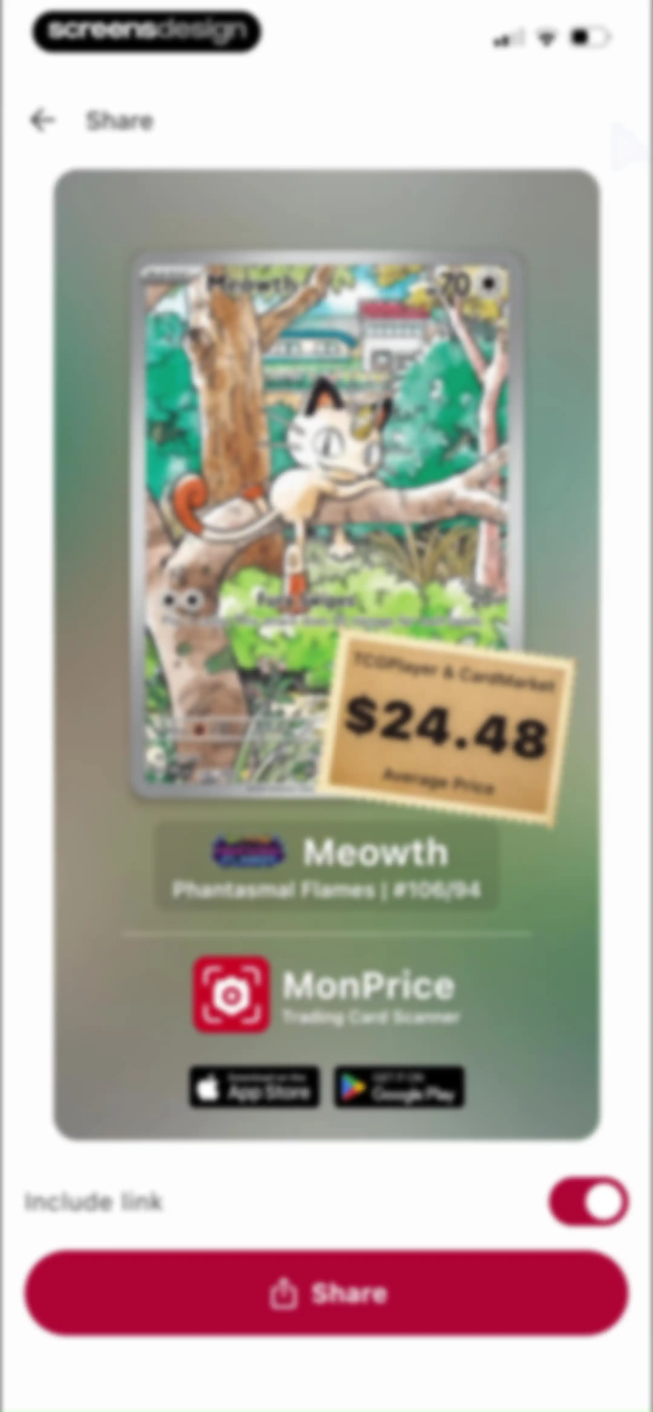 MonPrice Collector & Scanner screen 41