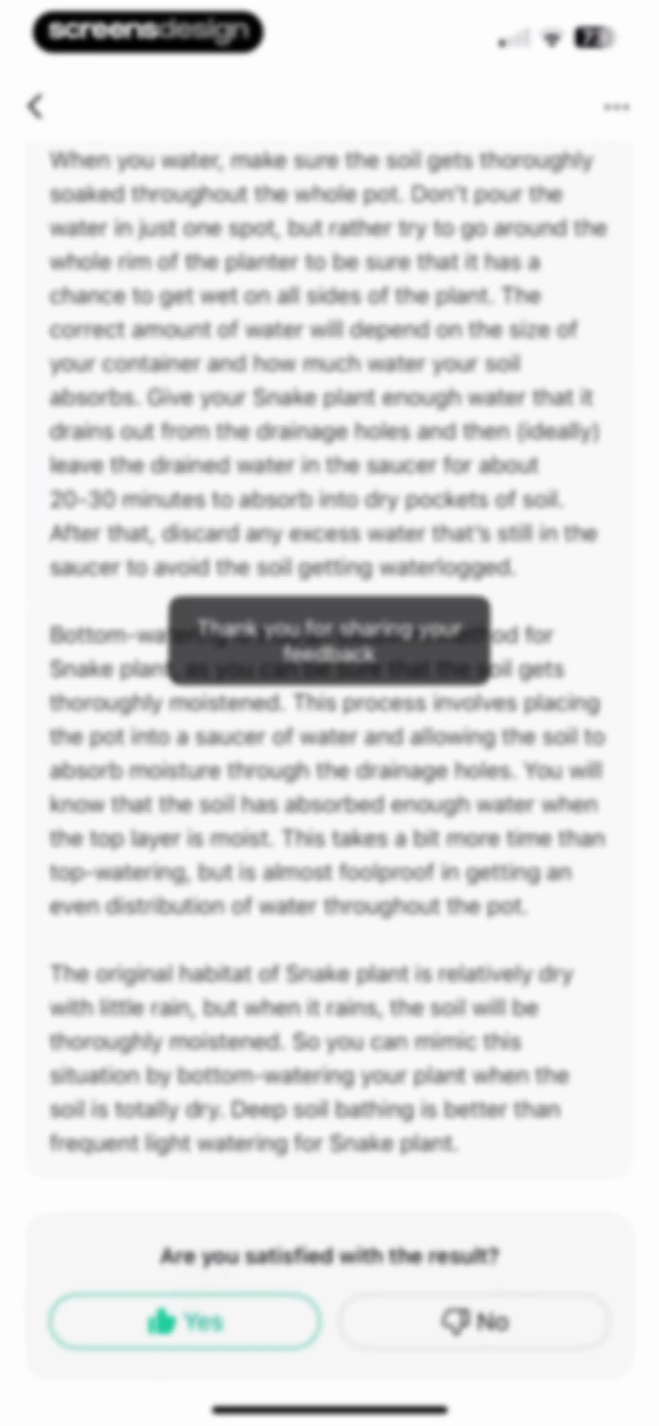 Plant Parent: Plant Care Guide screen 103