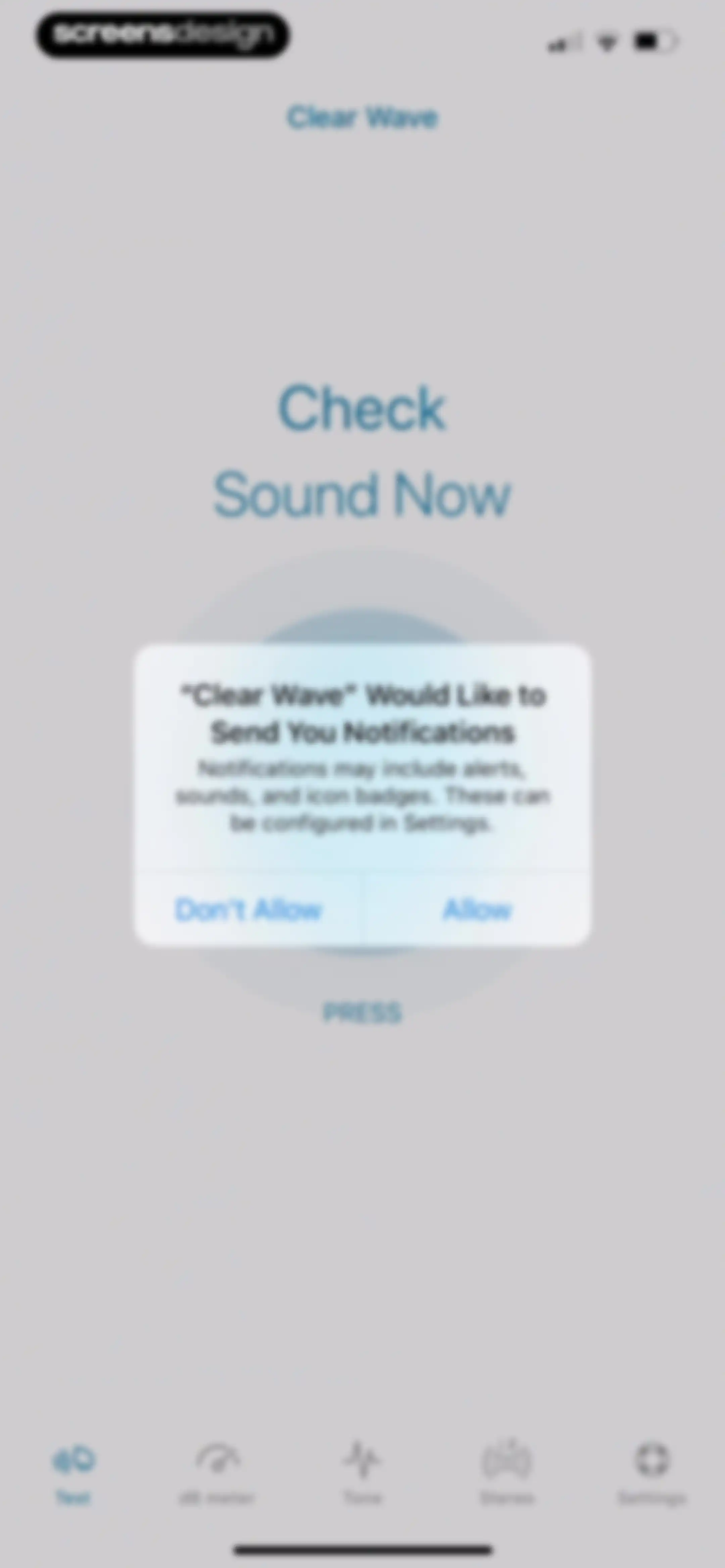 Clear Wave screen 7
