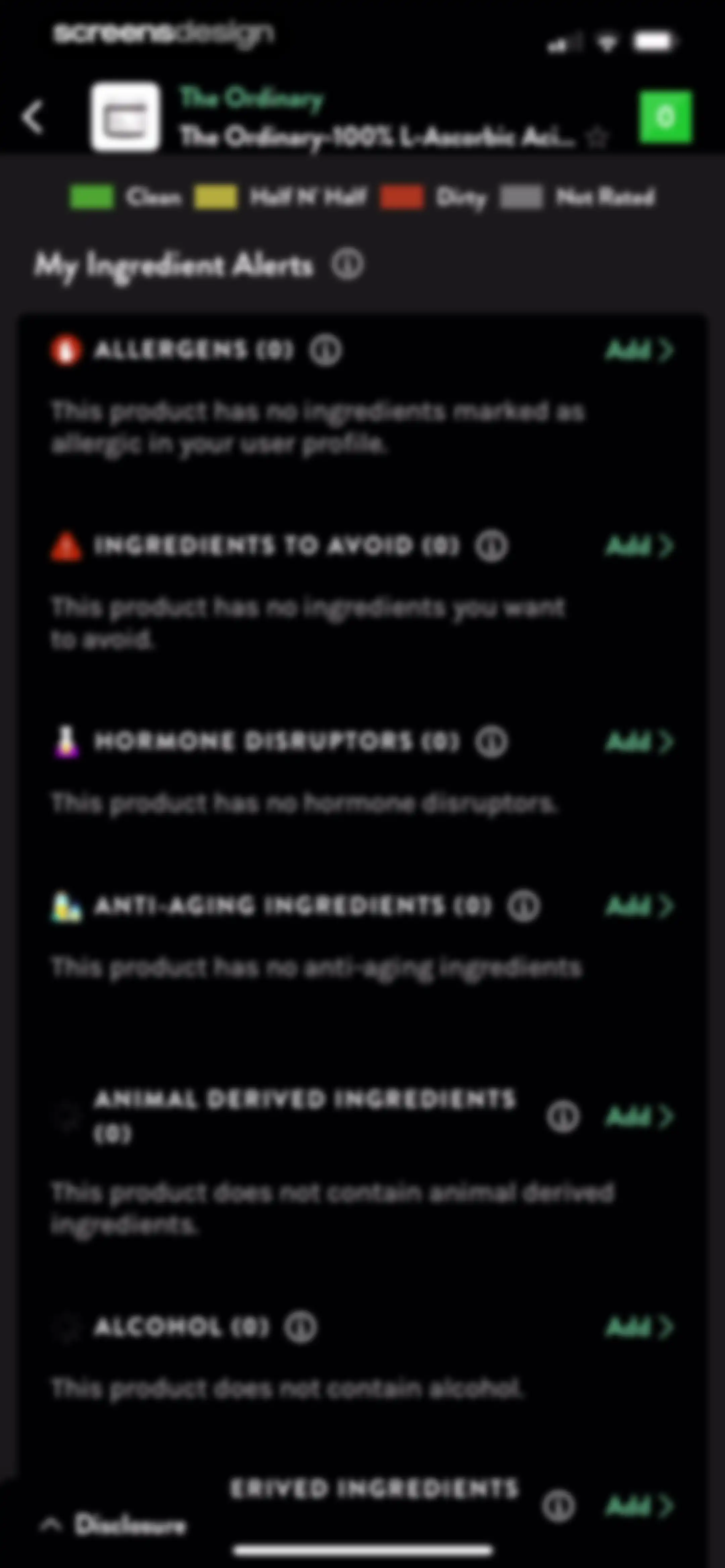 Think Dirty – Shop Clean screen 56