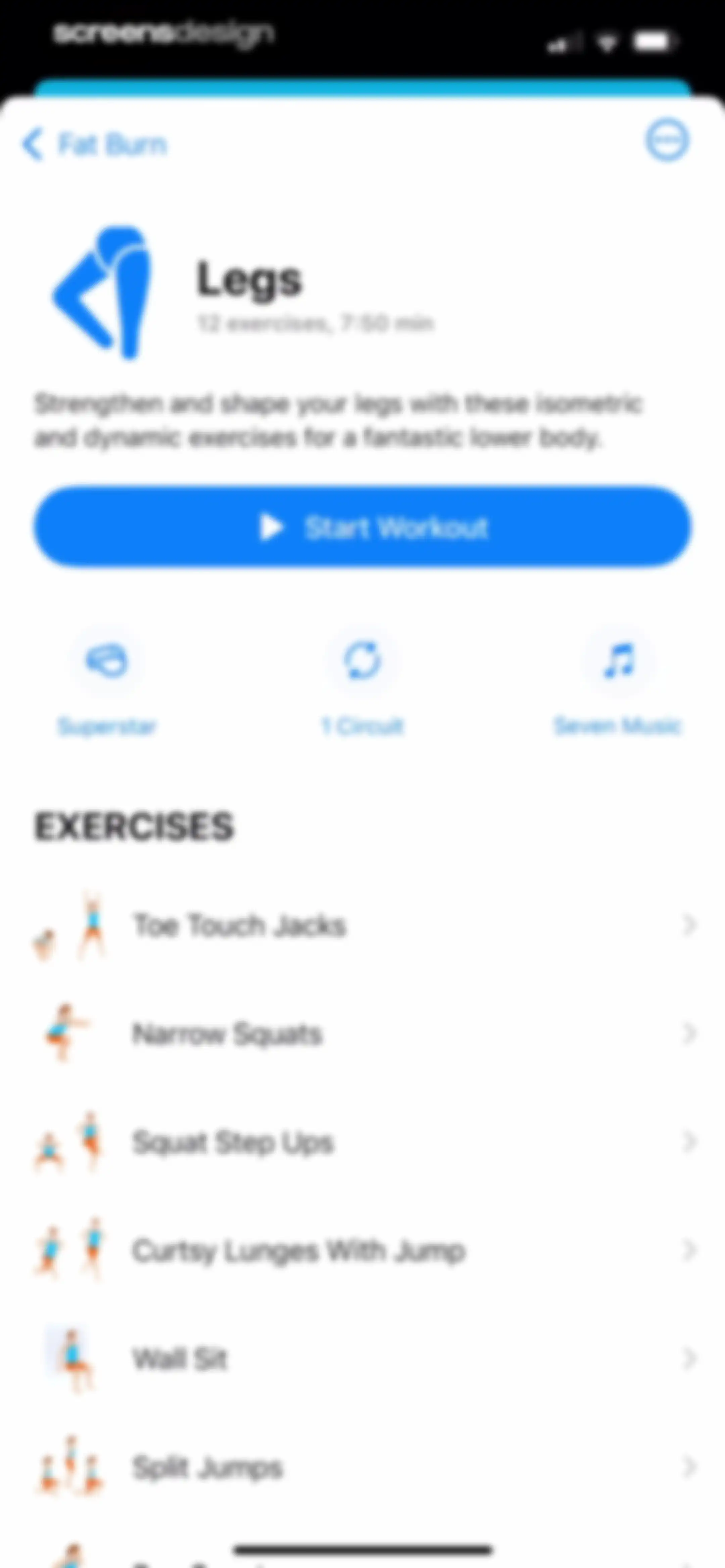 Seven: 7 Minute Workout screen 70