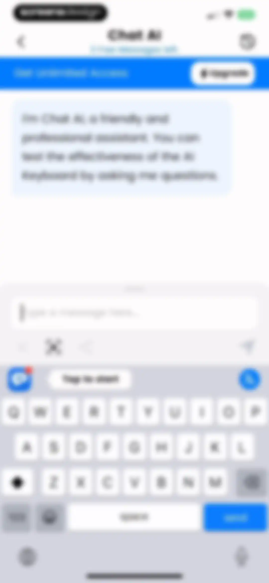 AI Keyboard: Chatbot, Grammar screen 11