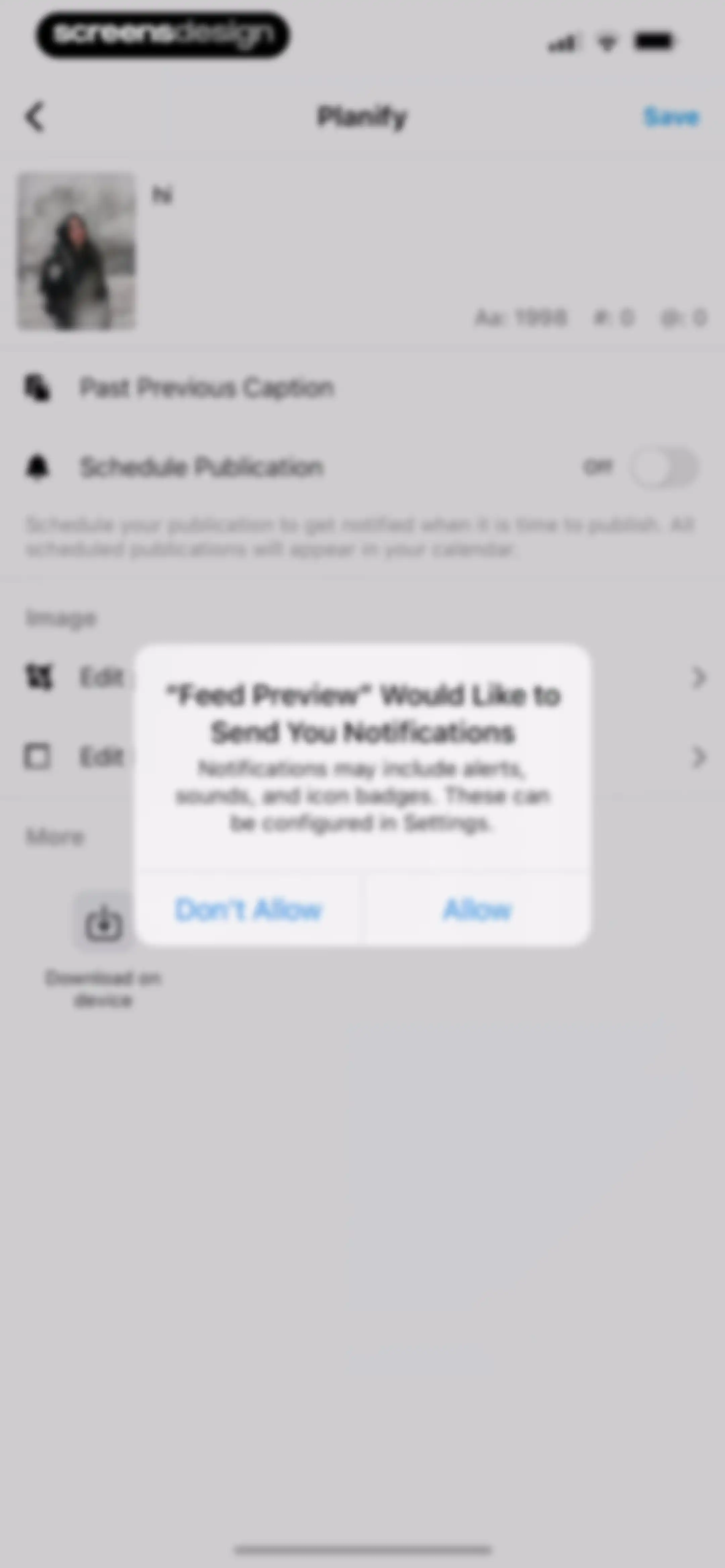 Feed Preview: Planner for IG screen 34