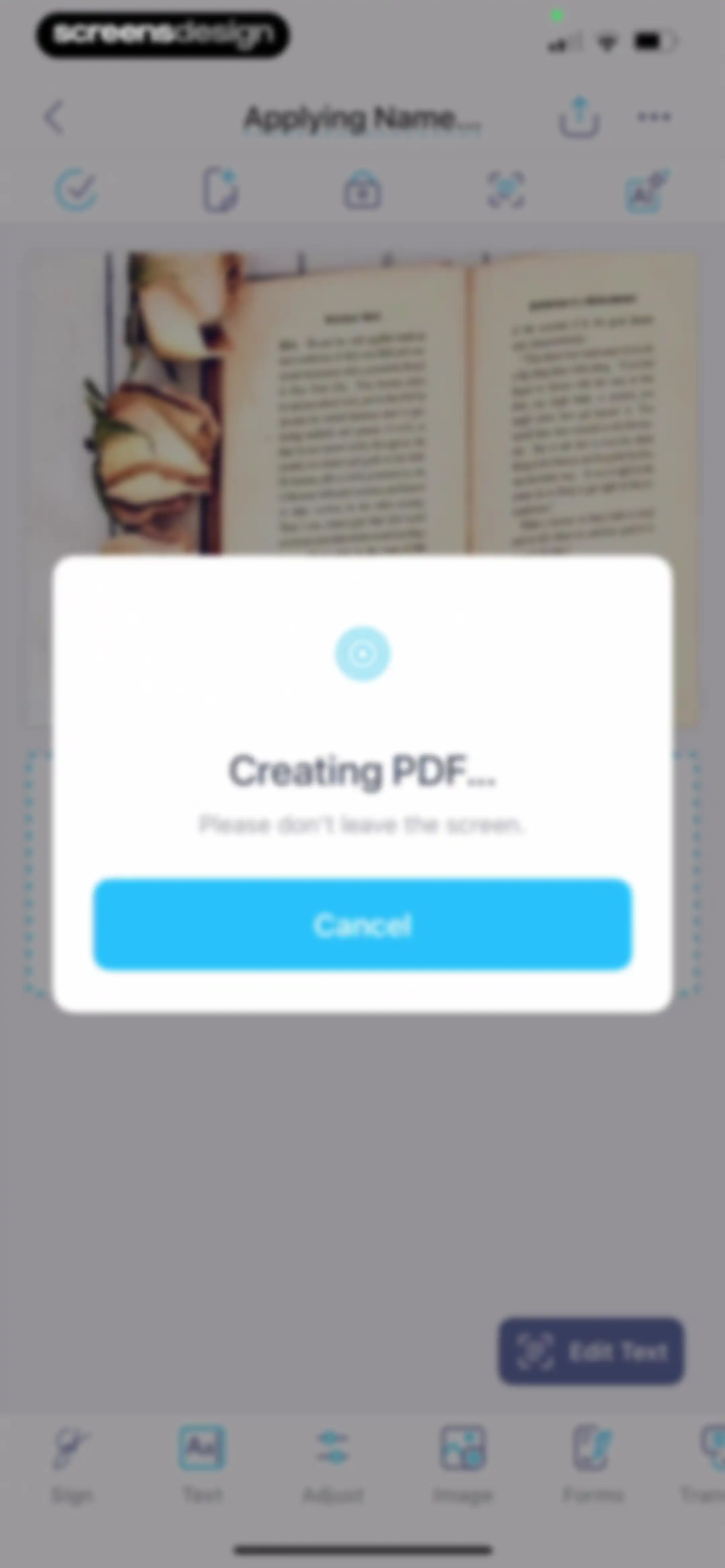iScanner: PDF Document Scanner screen 54