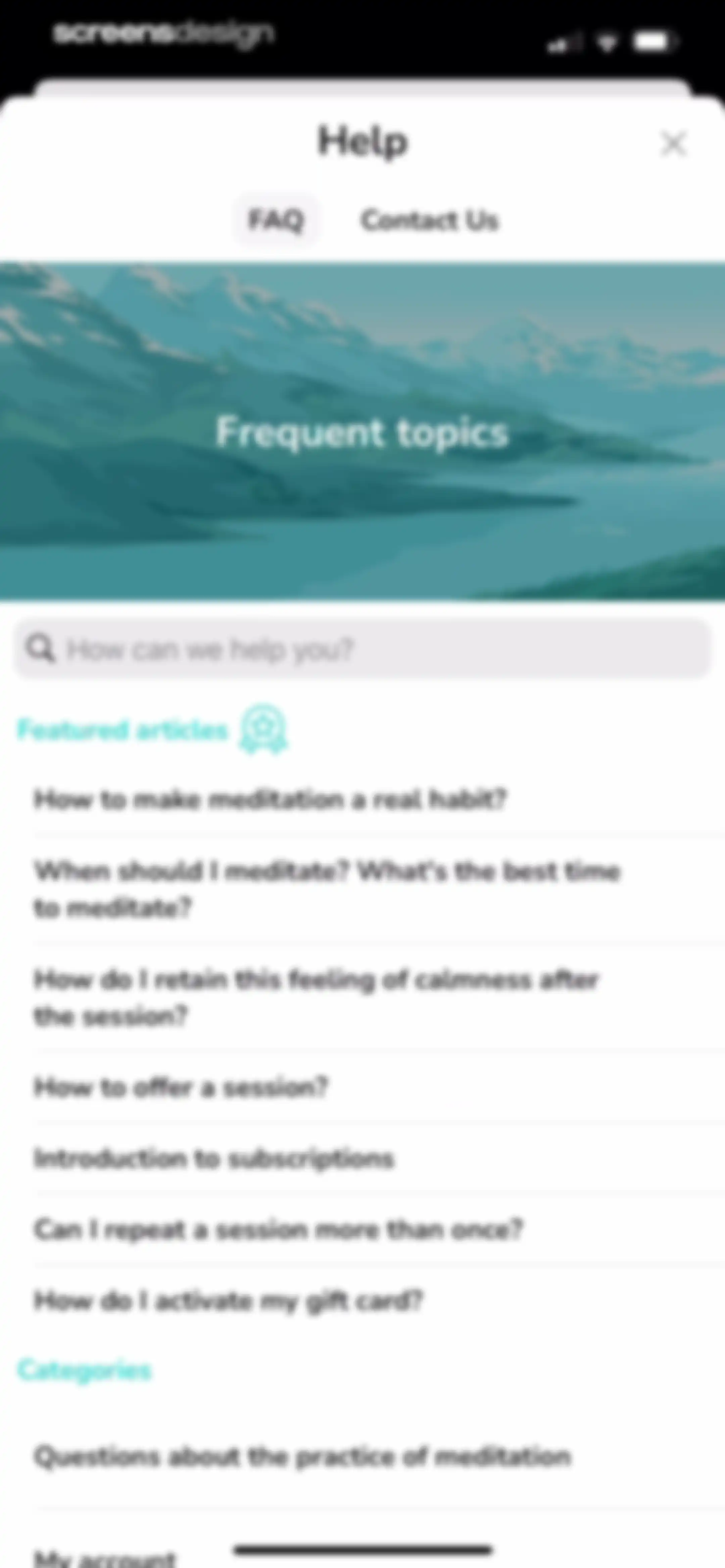 Petit BamBou: Mindfulness screen 48