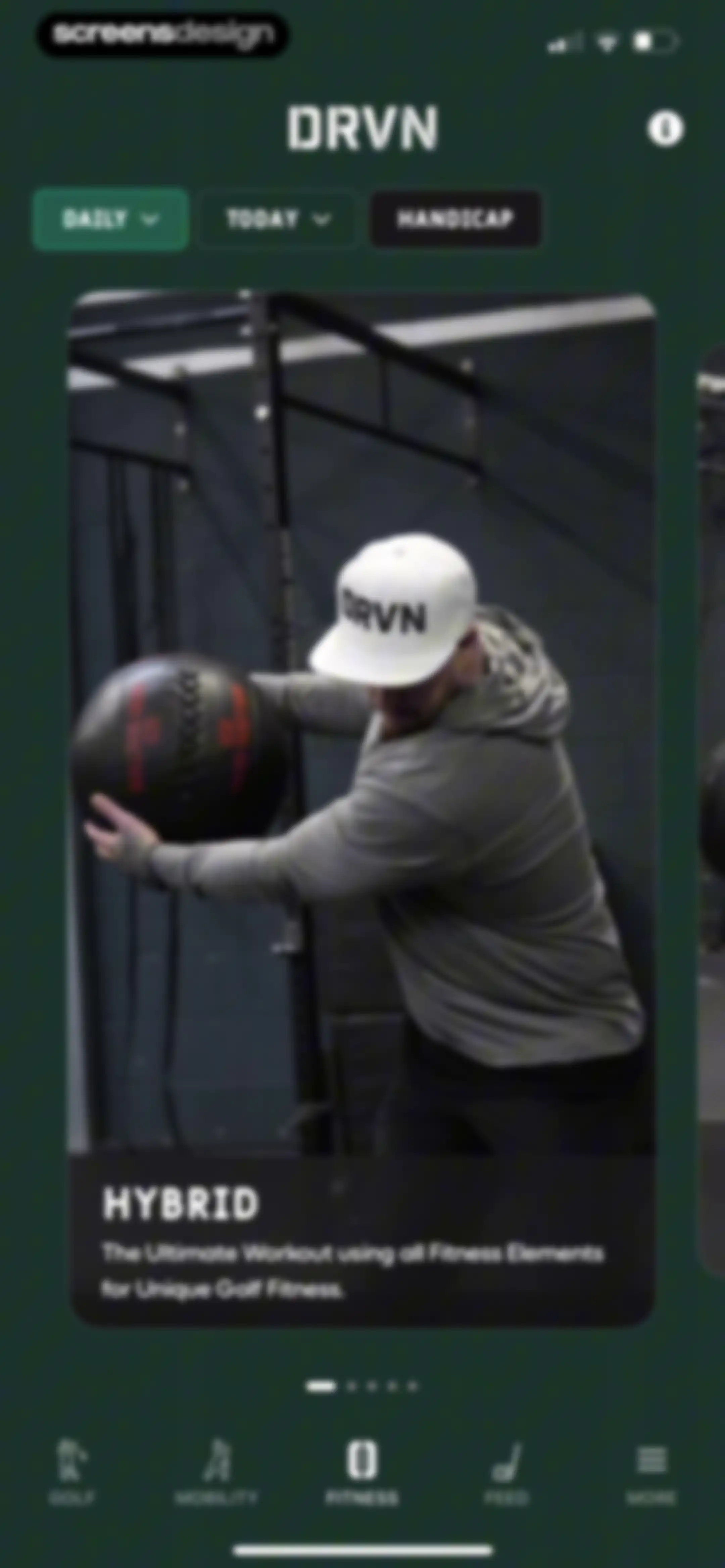 DRVN - Golf & Gym Workouts screen 117