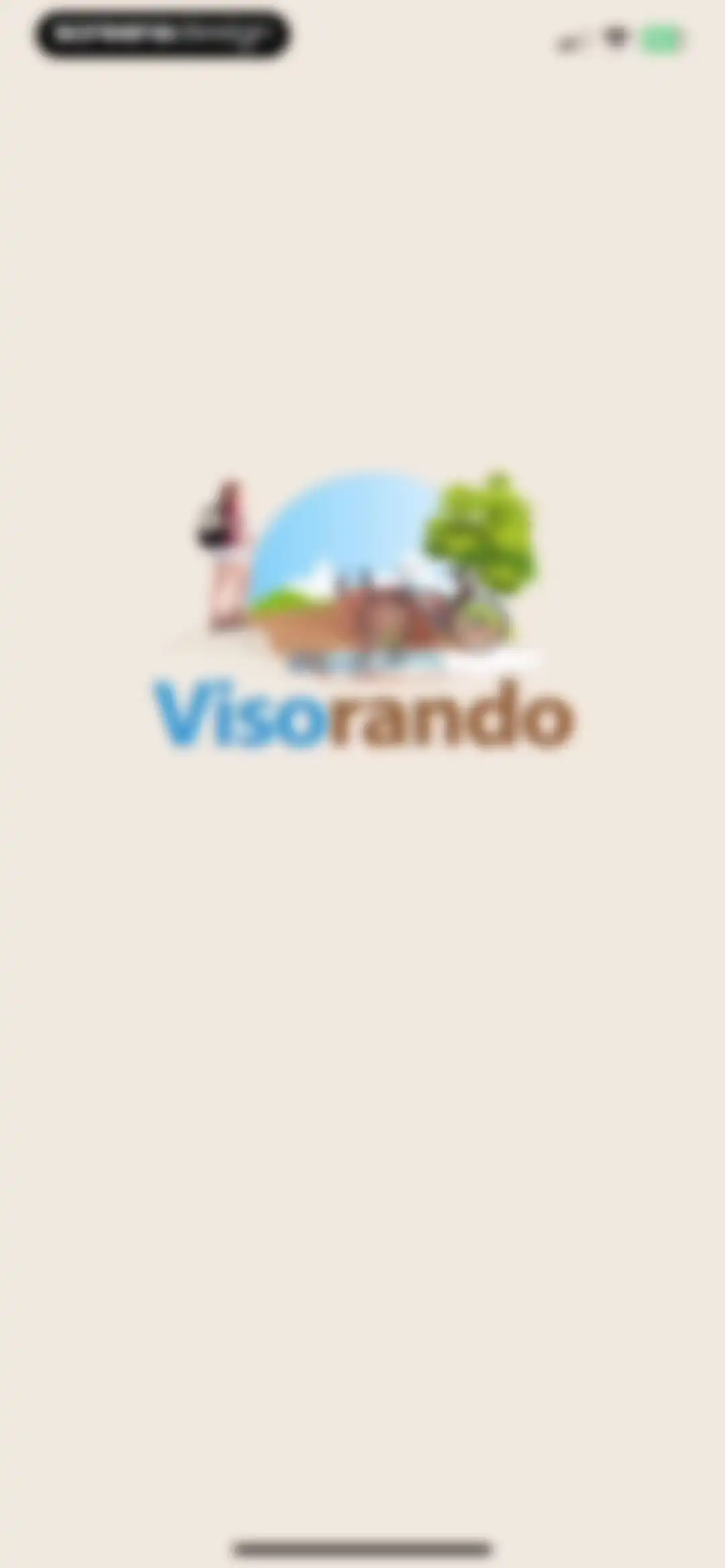 Visorando Walking Routes screen 1