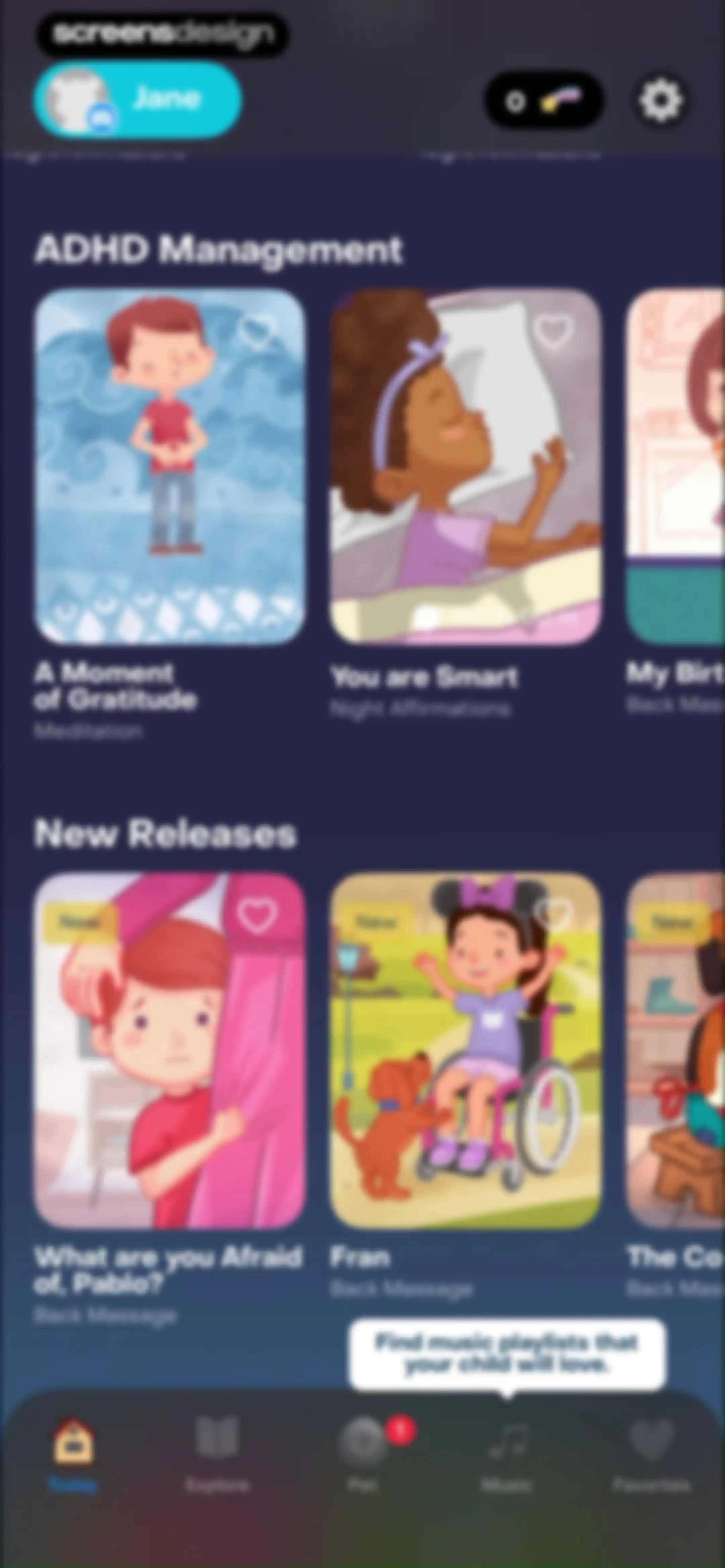 Storybook: Sleep & Meditation screen 88