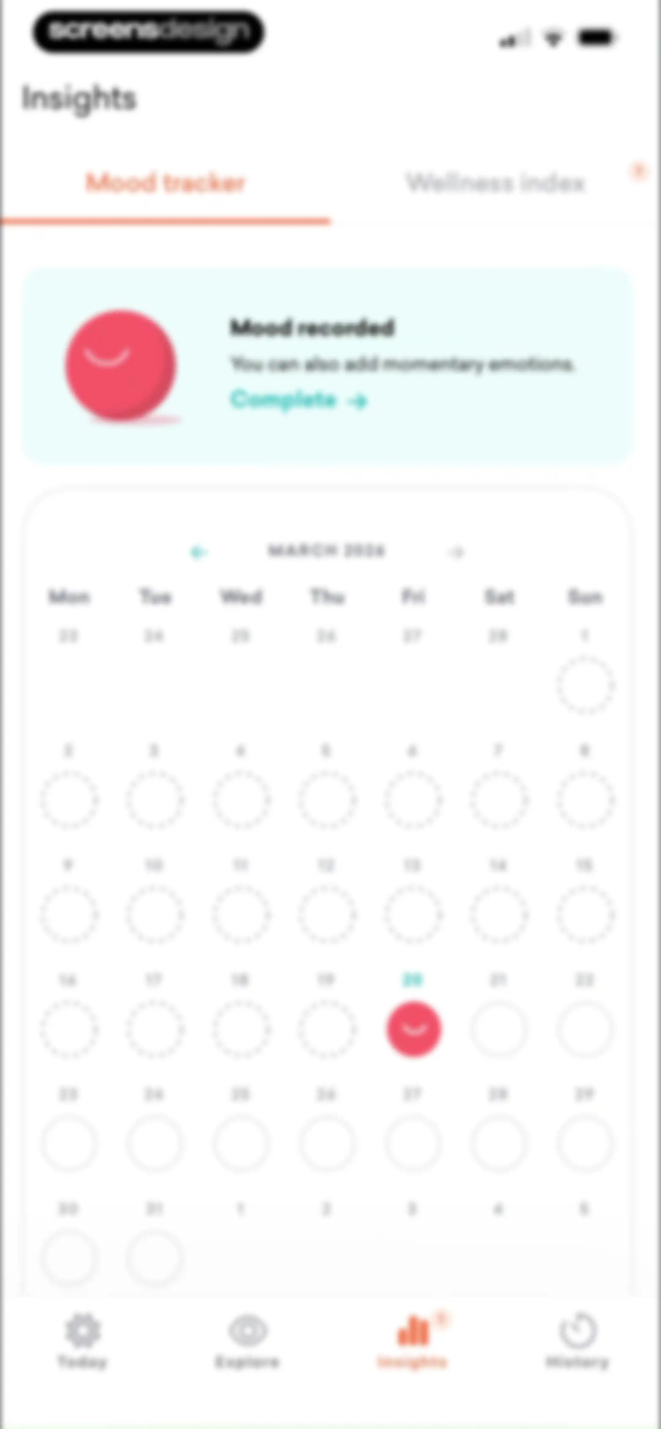 MindDay: Mental Health, Stress screen 136