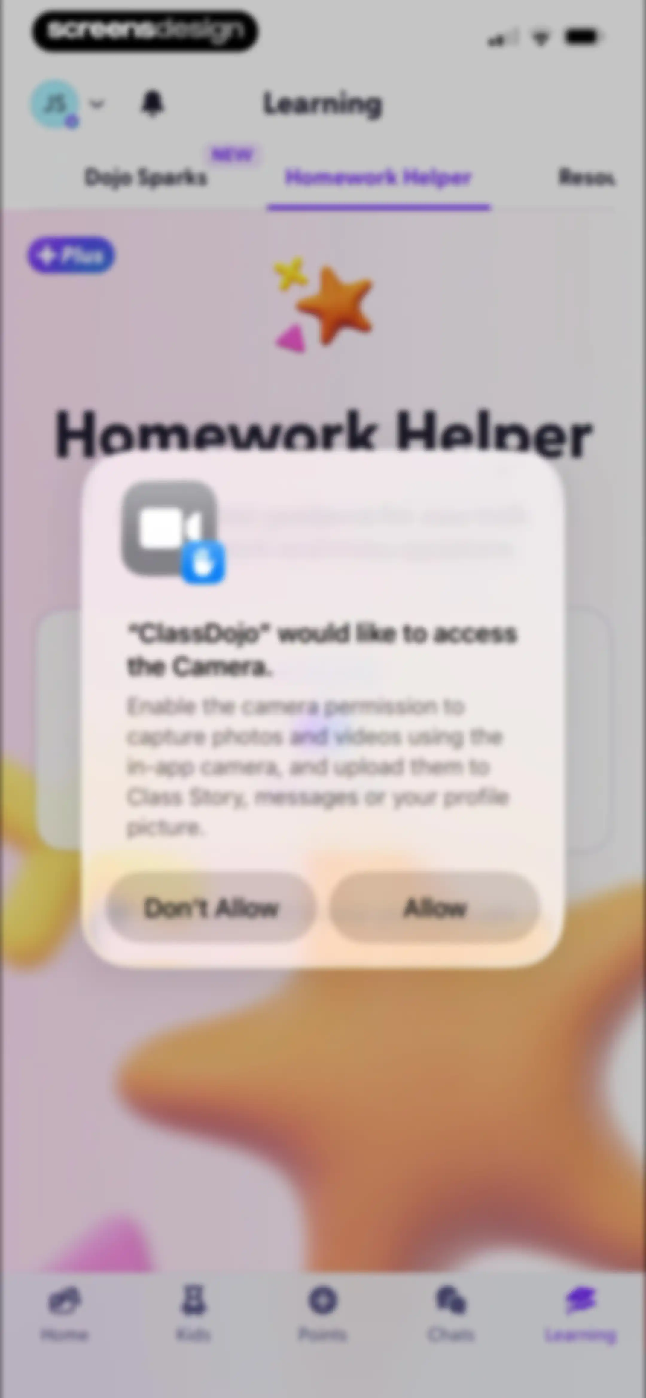 ClassDojo screen 77