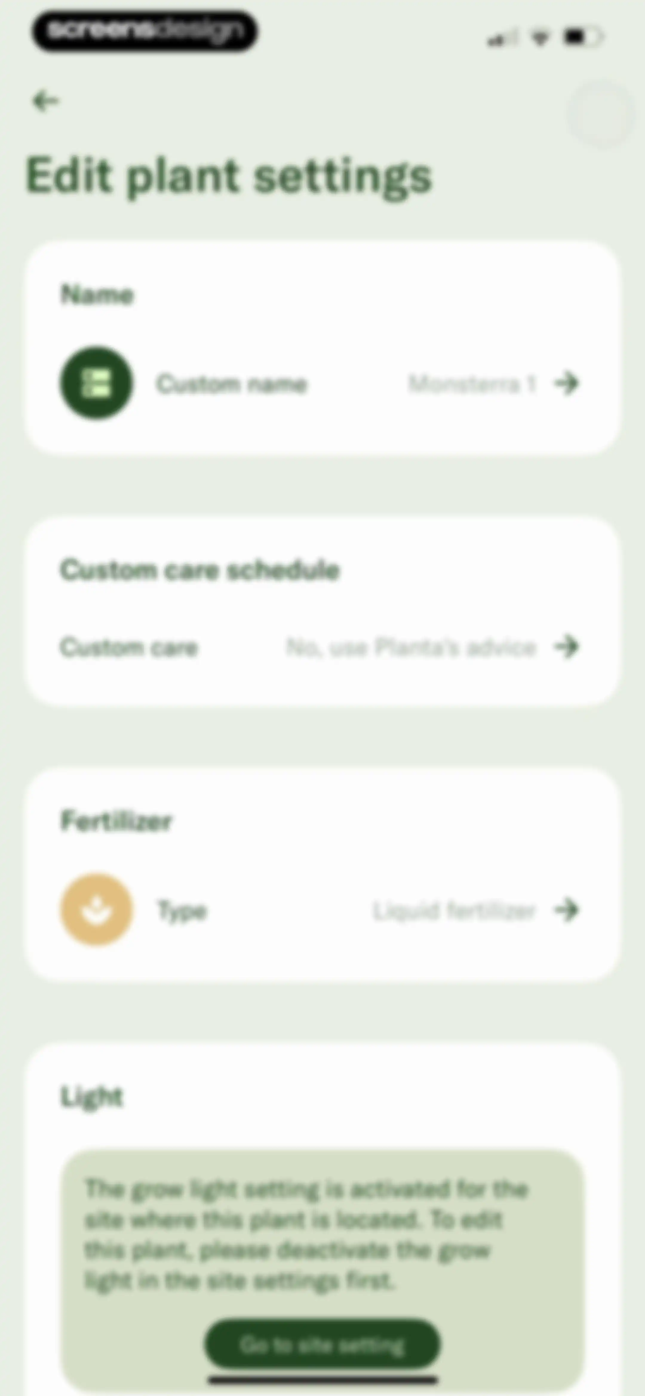 Planta: Plant & Garden Care screen 220