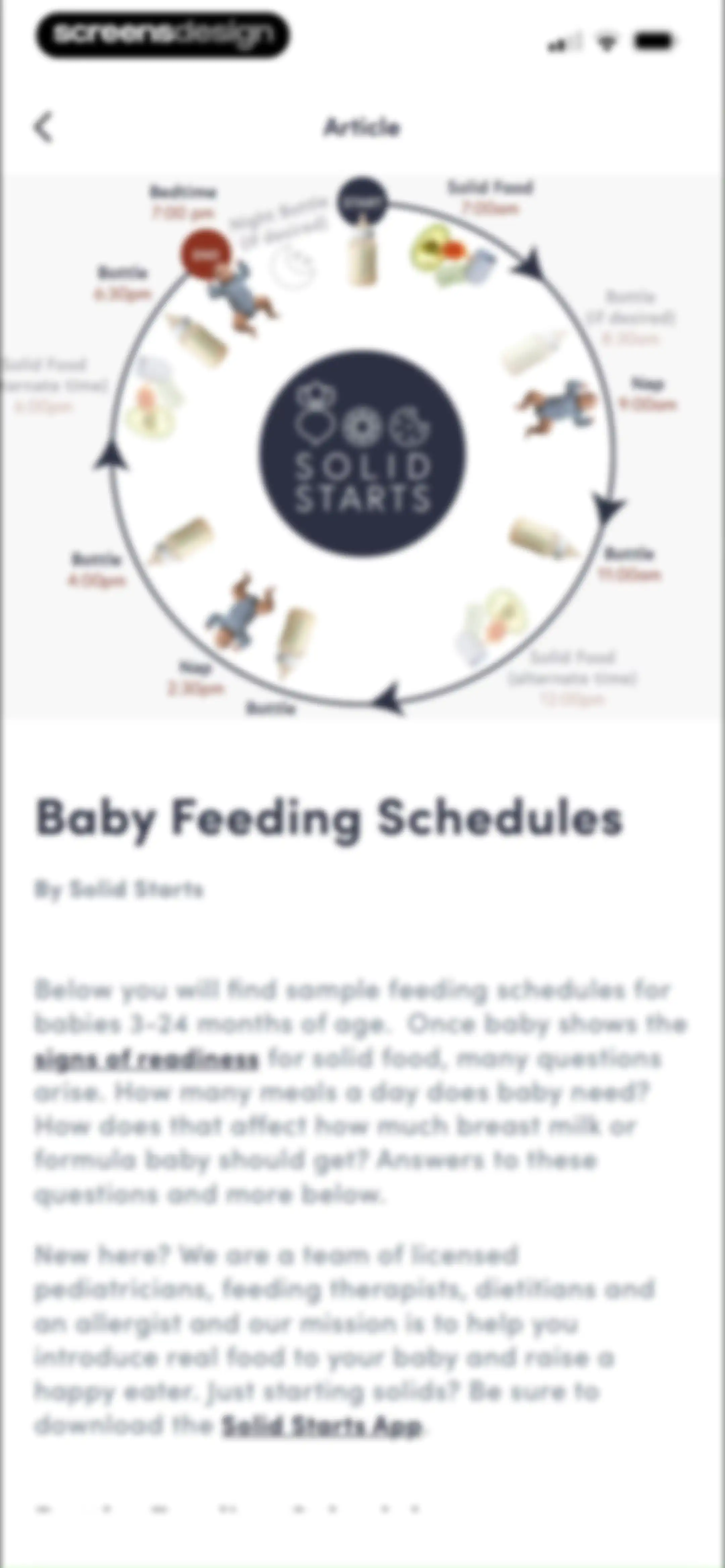 Solid Starts: Baby First Foods screen 119