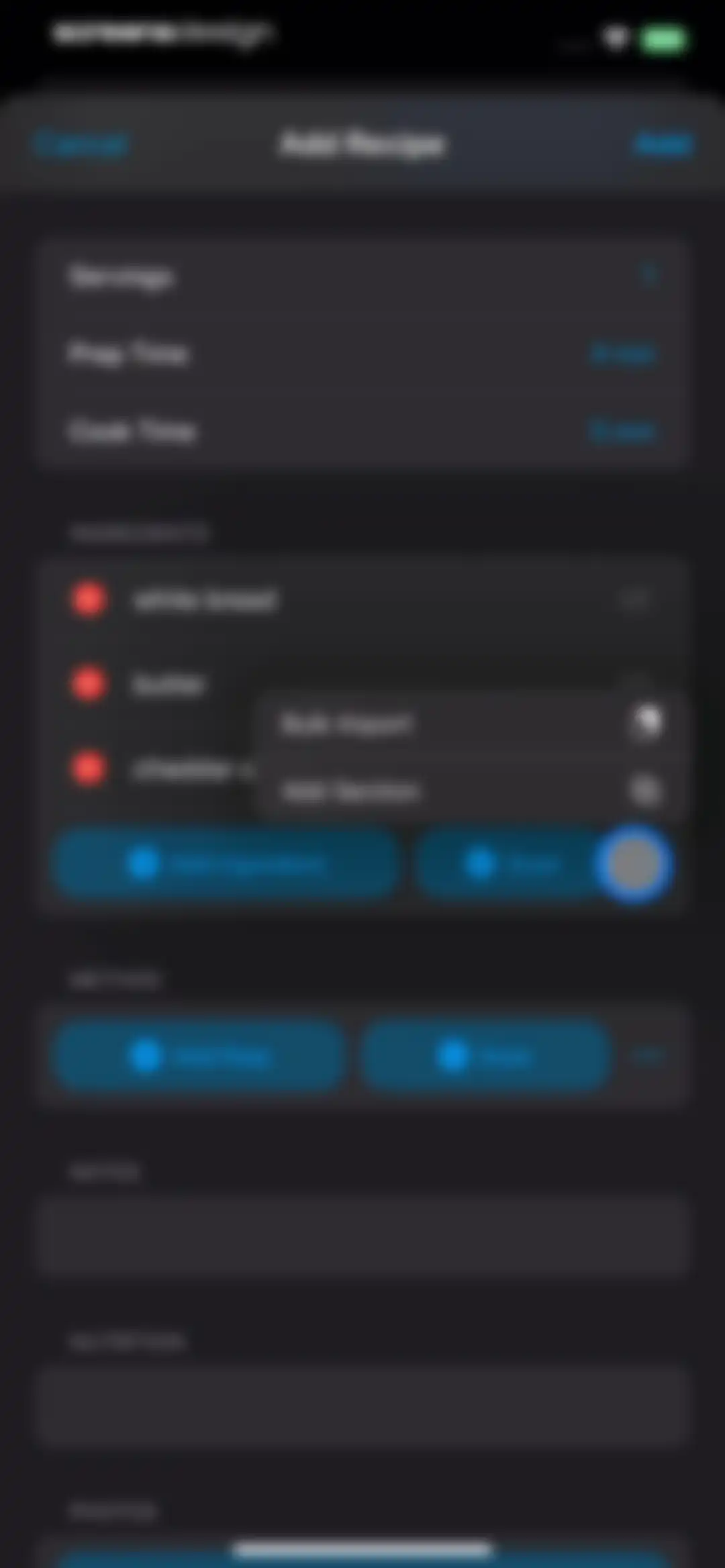 Crouton: Recipe Manager screen 22