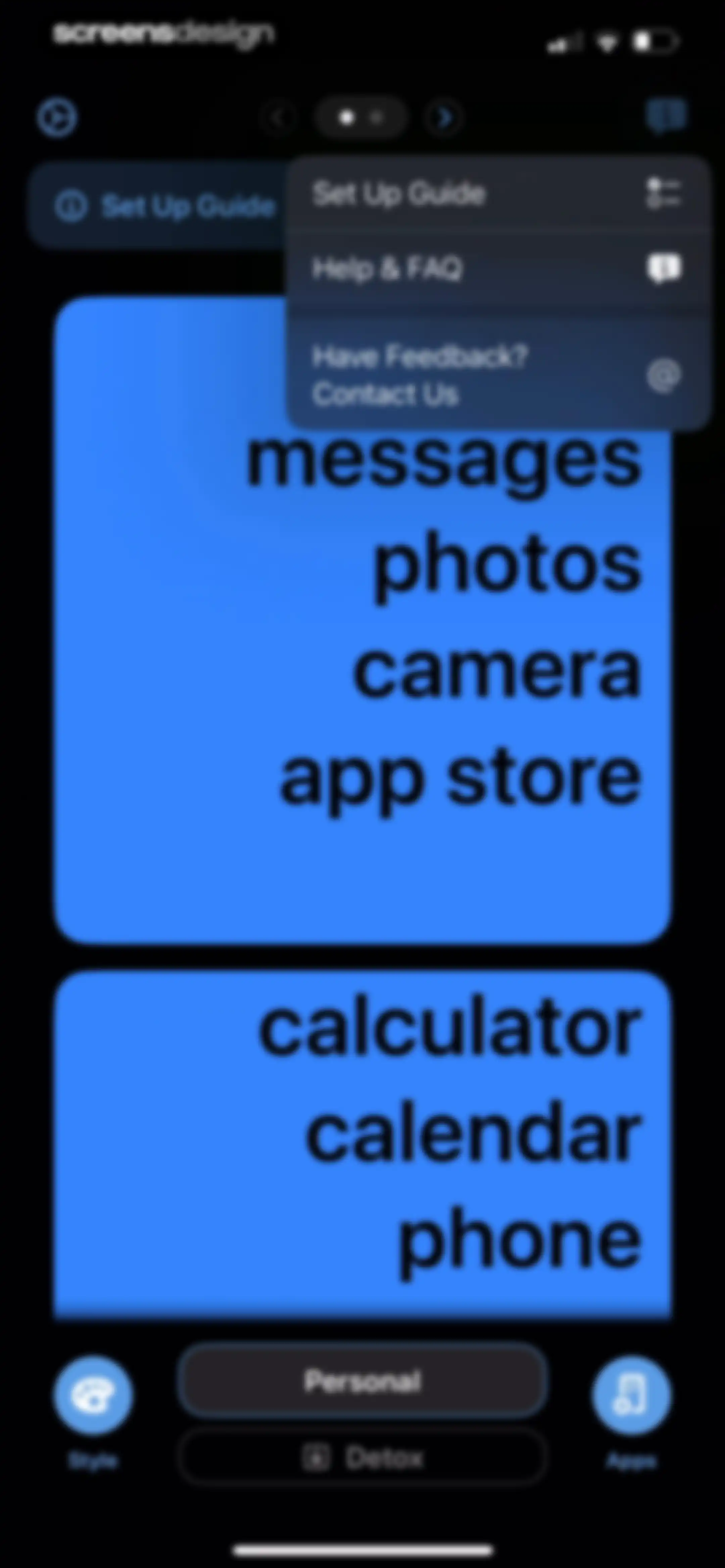 Dumb Phone (dp) screen 94