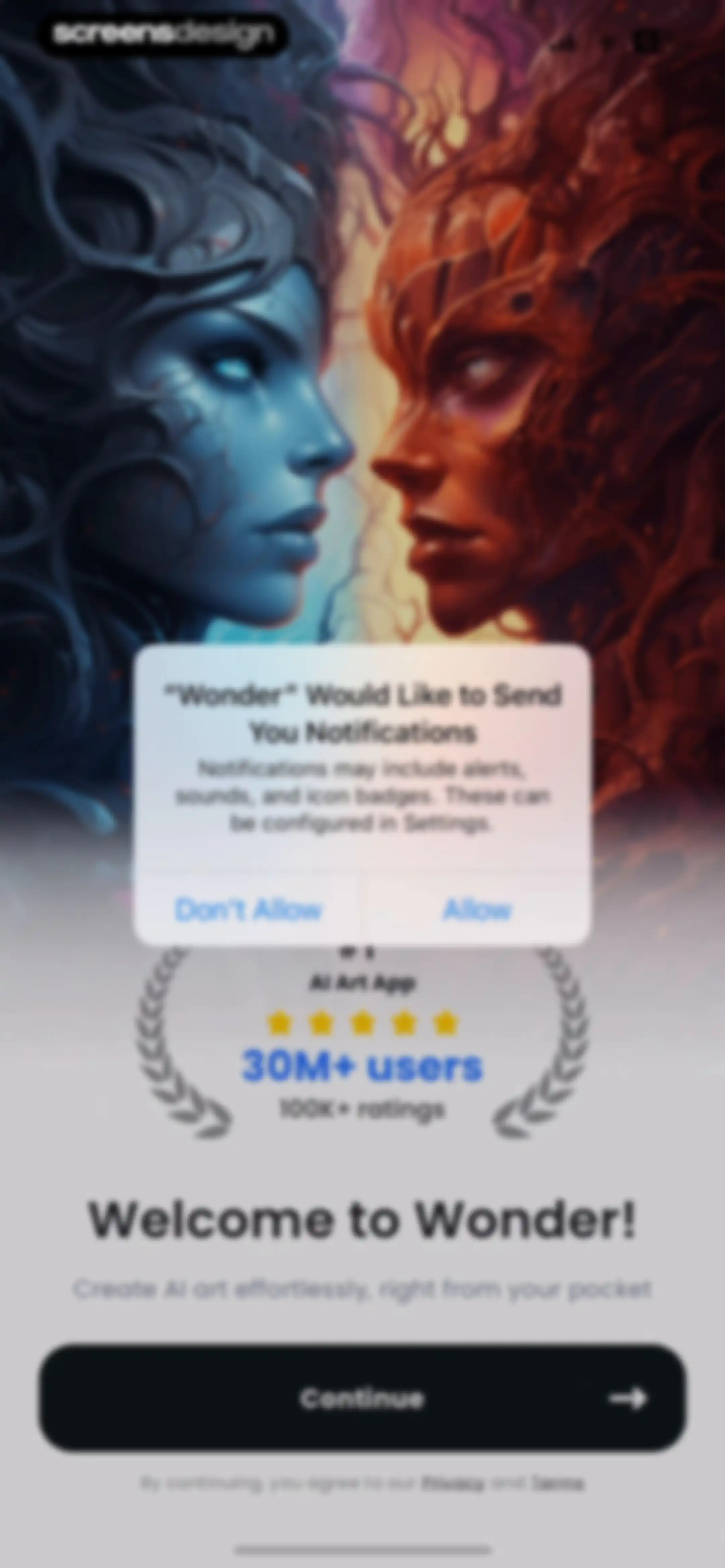 Wonder - AI Art Generator screen 4