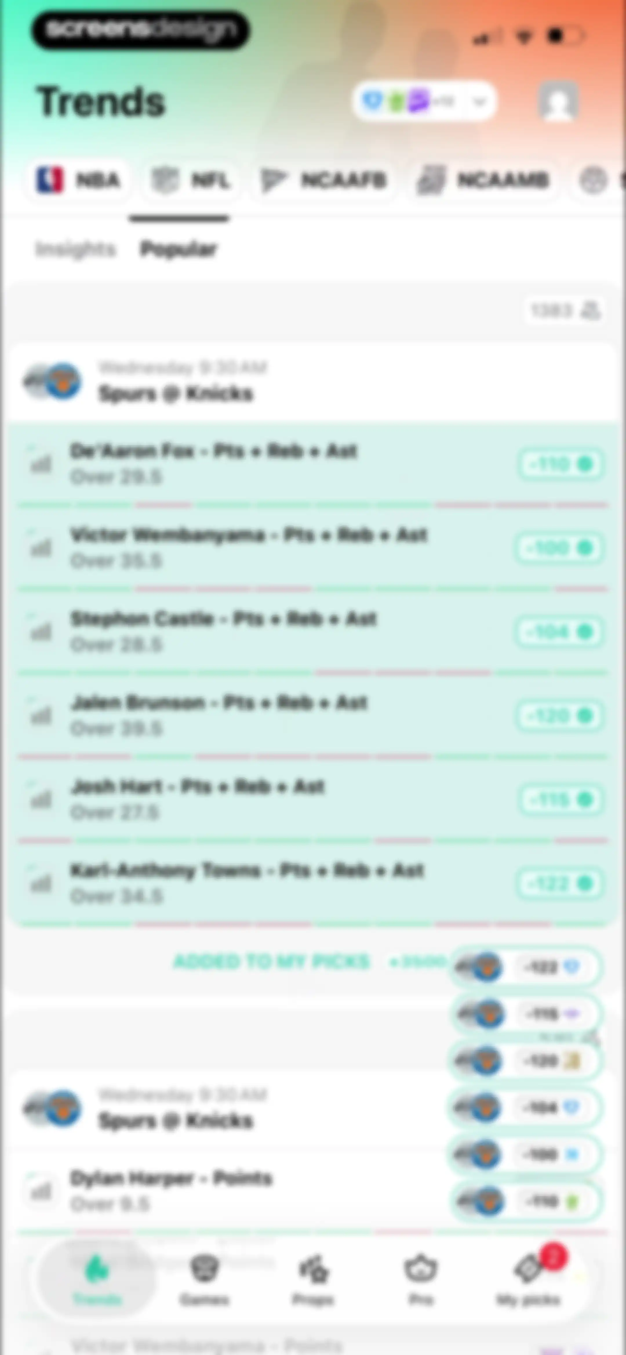Outlier: Smart Sports Betting screen 44